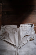 1910’s French Military Bourgeron Trousers / 法國軍用麻料長褲