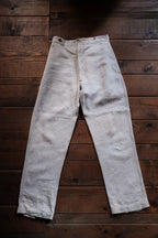 1910’s French Military Bourgeron Trousers / 法國軍用麻料長褲