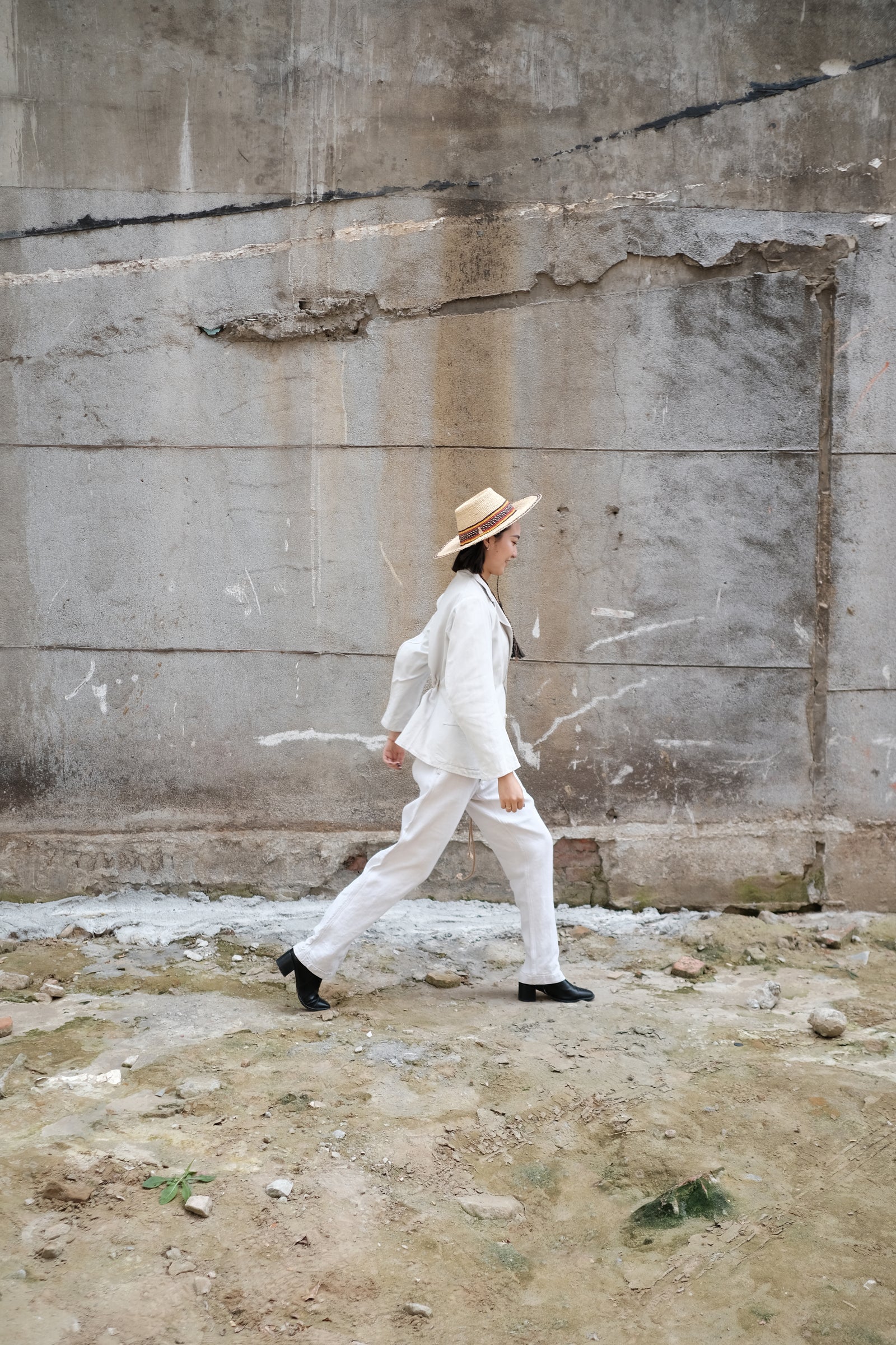 1910’s French Military Bourgeron Trousers / 法國軍用麻料長褲