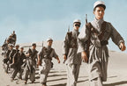 1950’s French Army Sahara Troop Khaki Gandoura / 法軍撒哈拉部隊卡其罩衫
