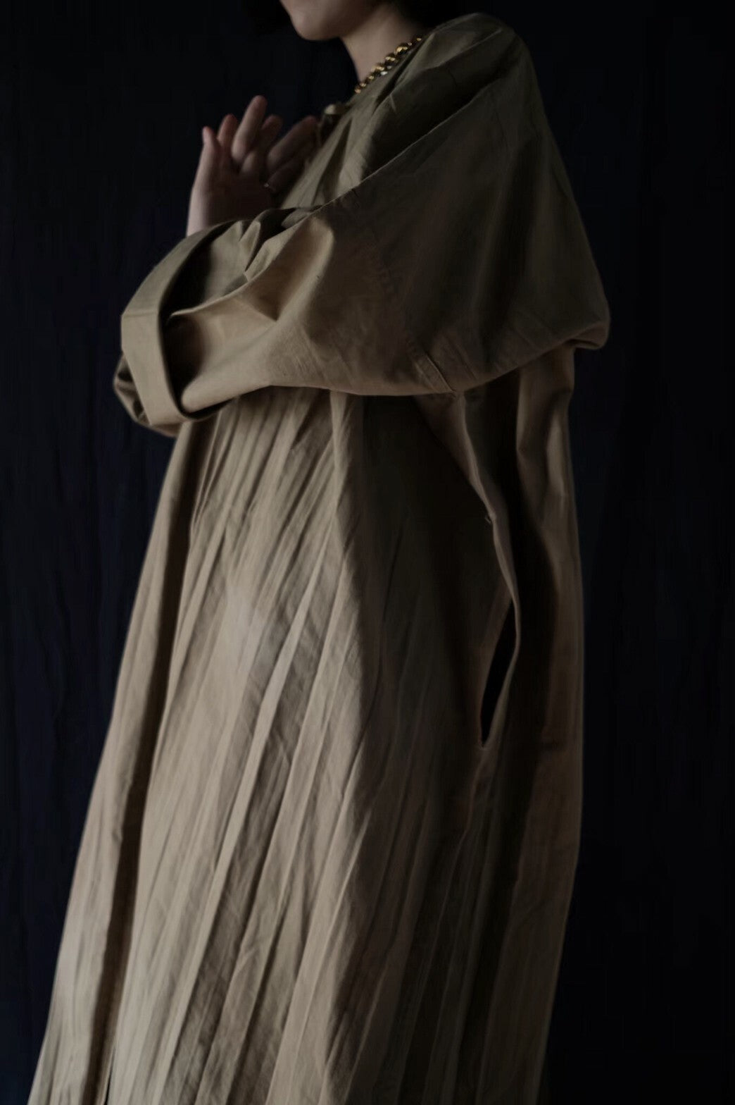 1950’s French Army Sahara Troop Khaki Gandoura / 法軍撒哈拉部隊卡其罩衫