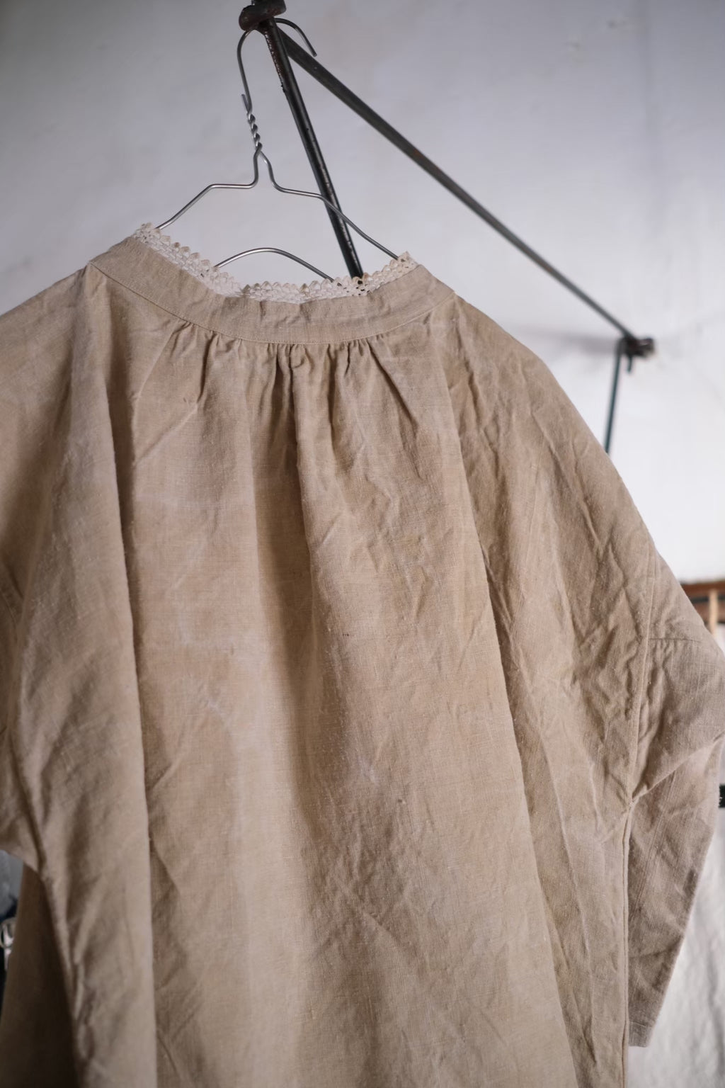 1900's French Farmer Shirt / 法國農夫麻料衫