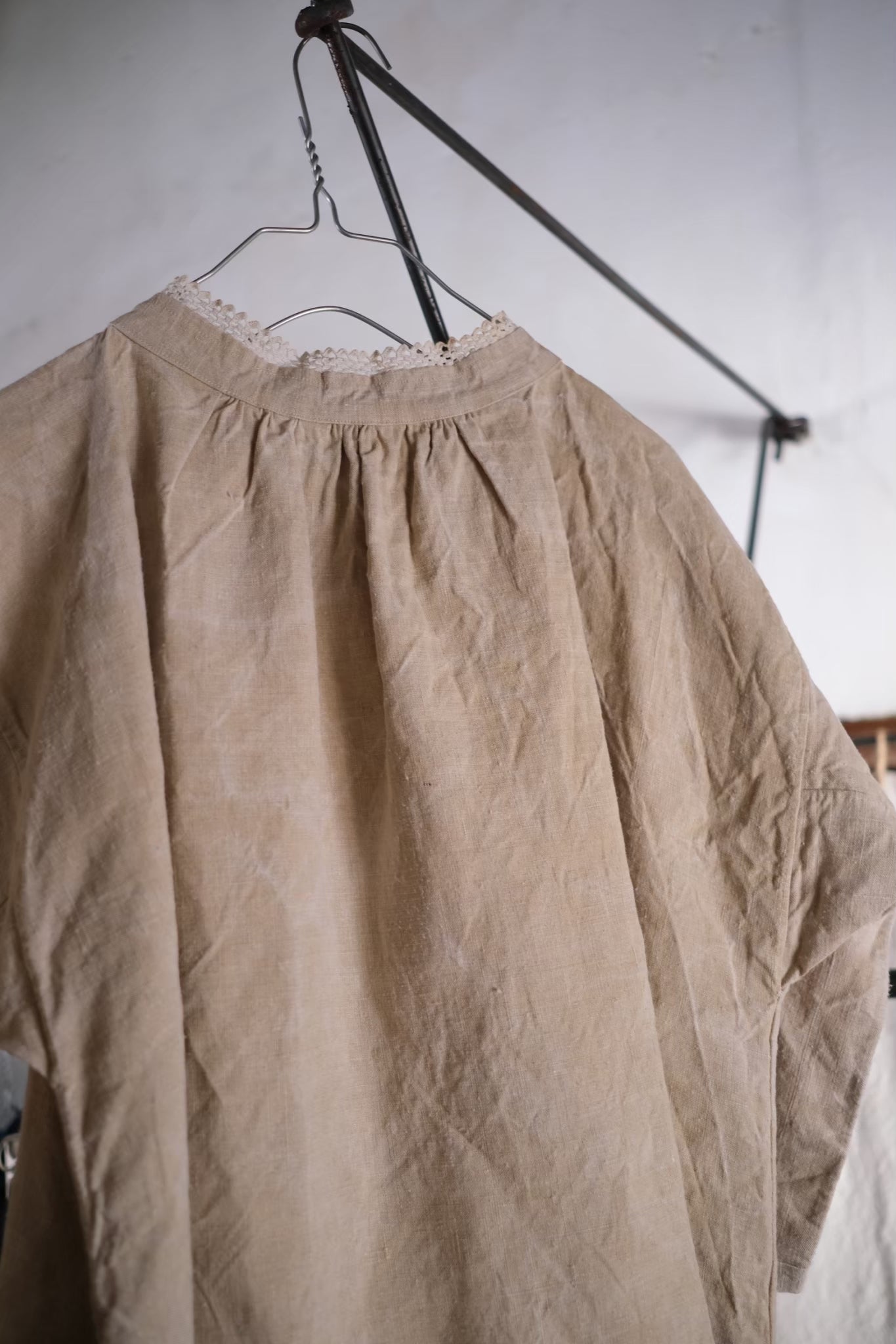 1900's French Farmer Shirt / 法國農夫麻料衫