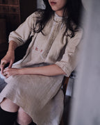 1900's French Farmer Shirt / 法國農夫麻料衫