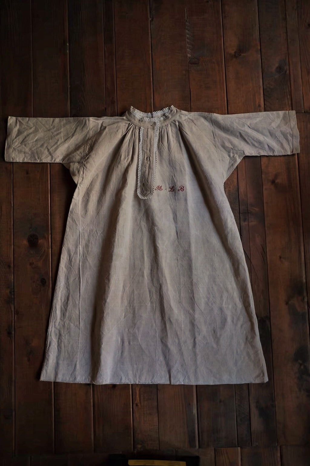 1900's French Farmer Shirt / 法國農夫麻料衫