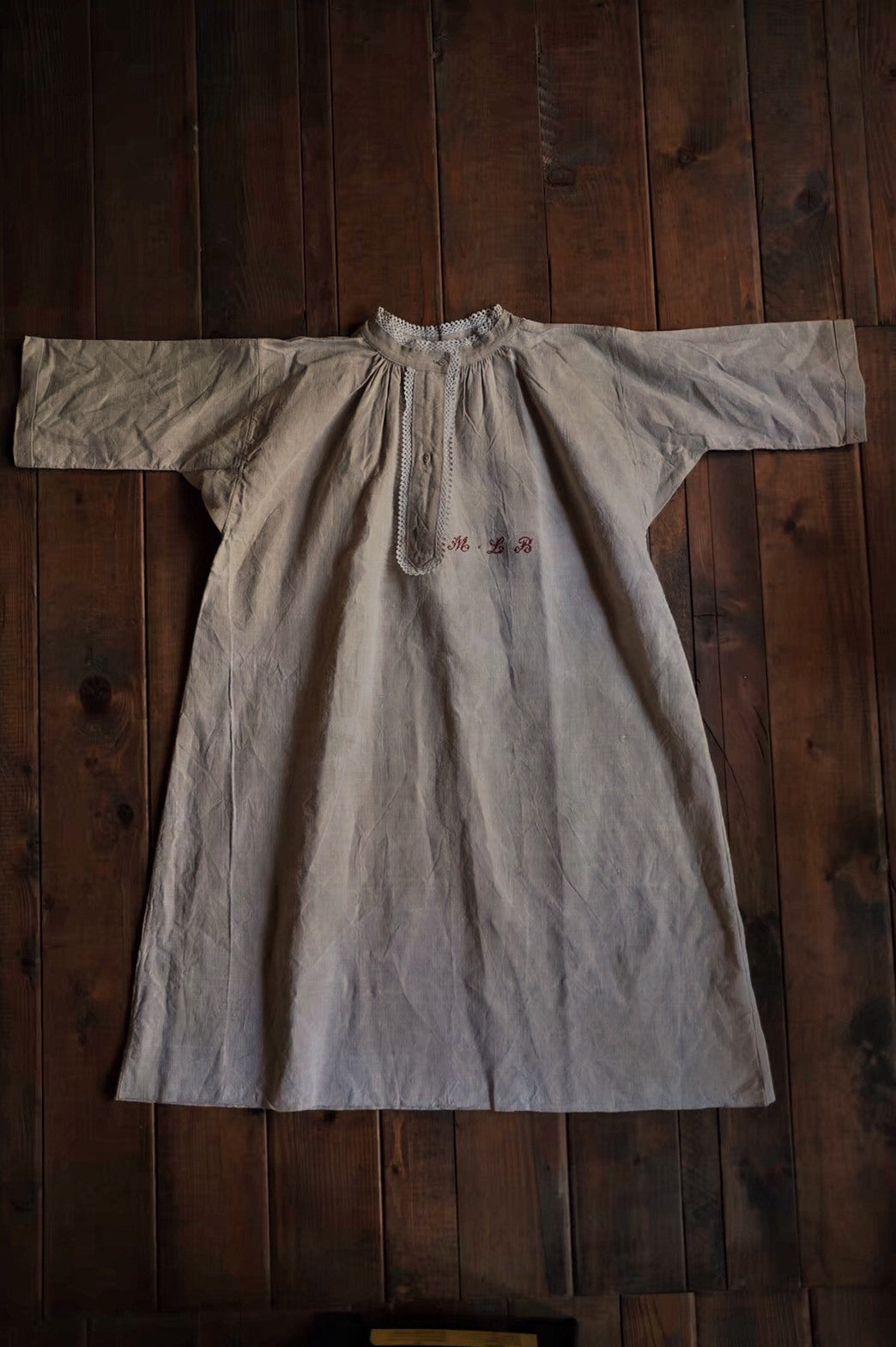 1900's French Farmer Shirt / 法國農夫麻料衫