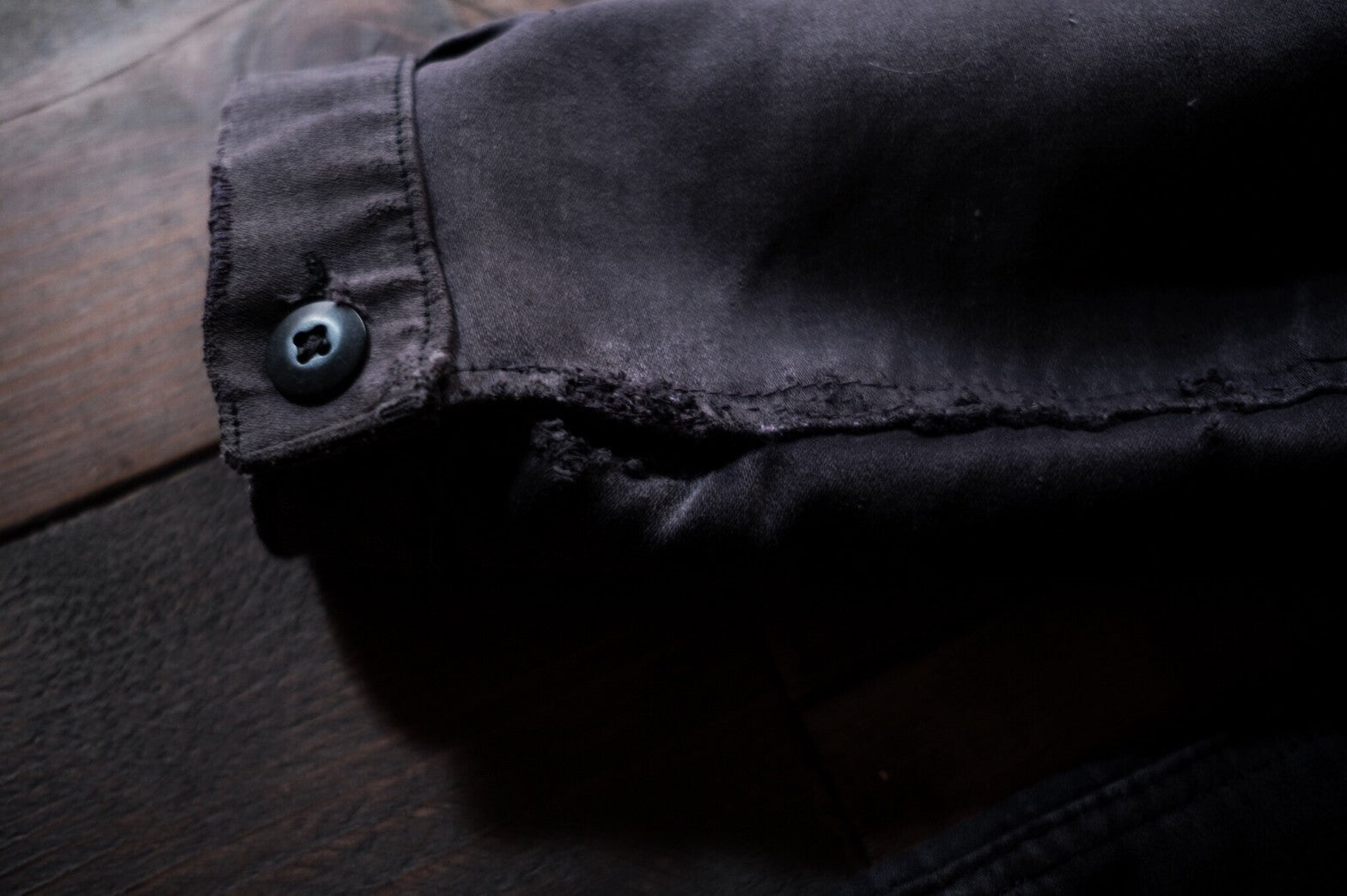1950 - 1960’s  French Black Moleskin Work Jacket / 法國黑色工作外套