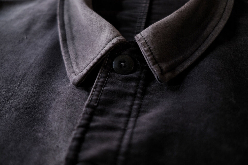1950 - 1960’s  French Black Moleskin Work Jacket / 法國黑色工作外套