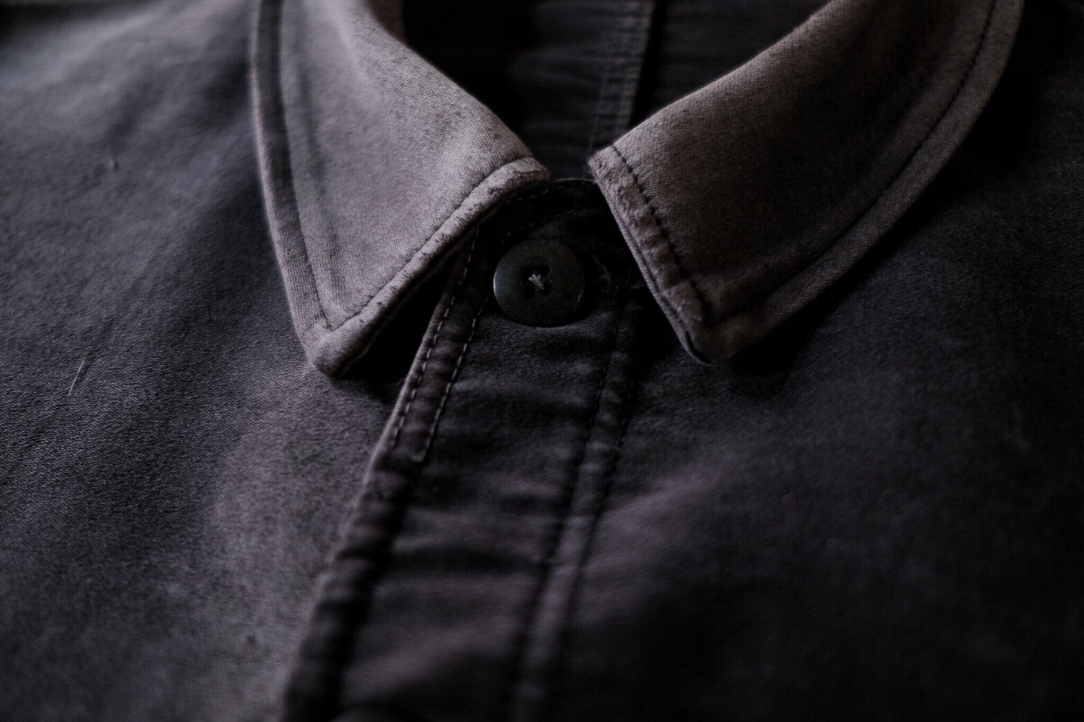 1950 - 1960’s  French Black Moleskin Work Jacket / 法國黑色工作外套