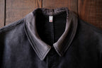1950 - 1960’s  French Black Moleskin Work Jacket / 法國黑色工作外套