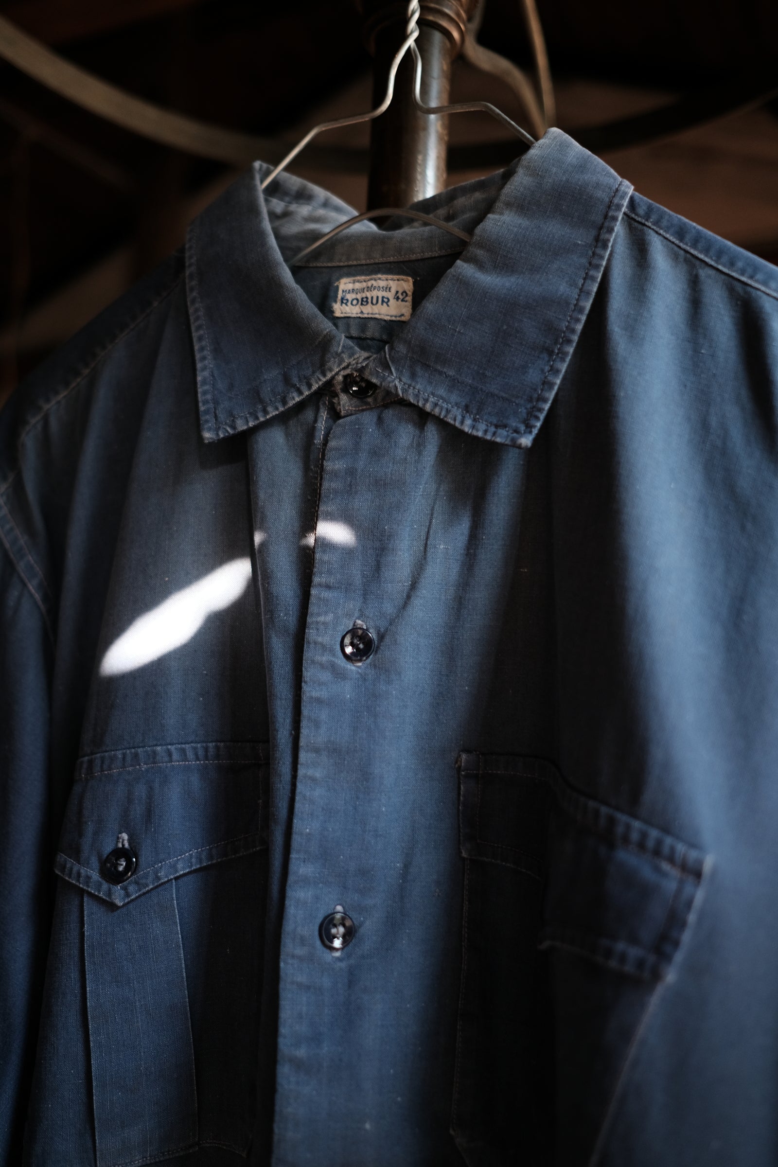 1940’s French Work Shirt / 法國藍染工作襯衫