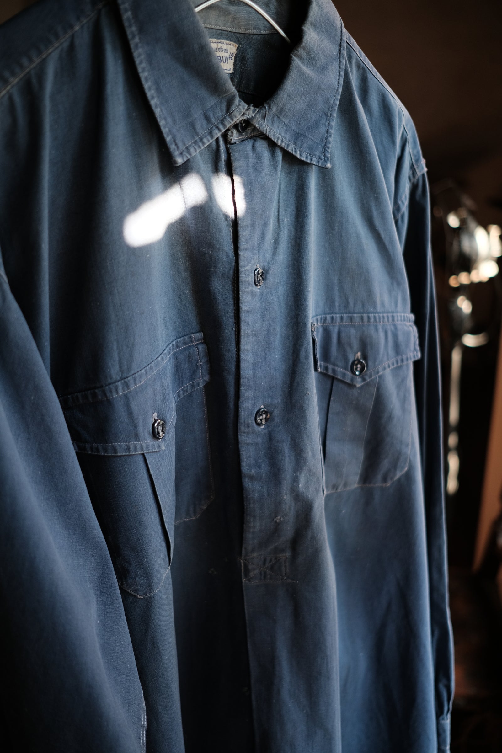 1940’s French Work Shirt / 法國藍染工作襯衫