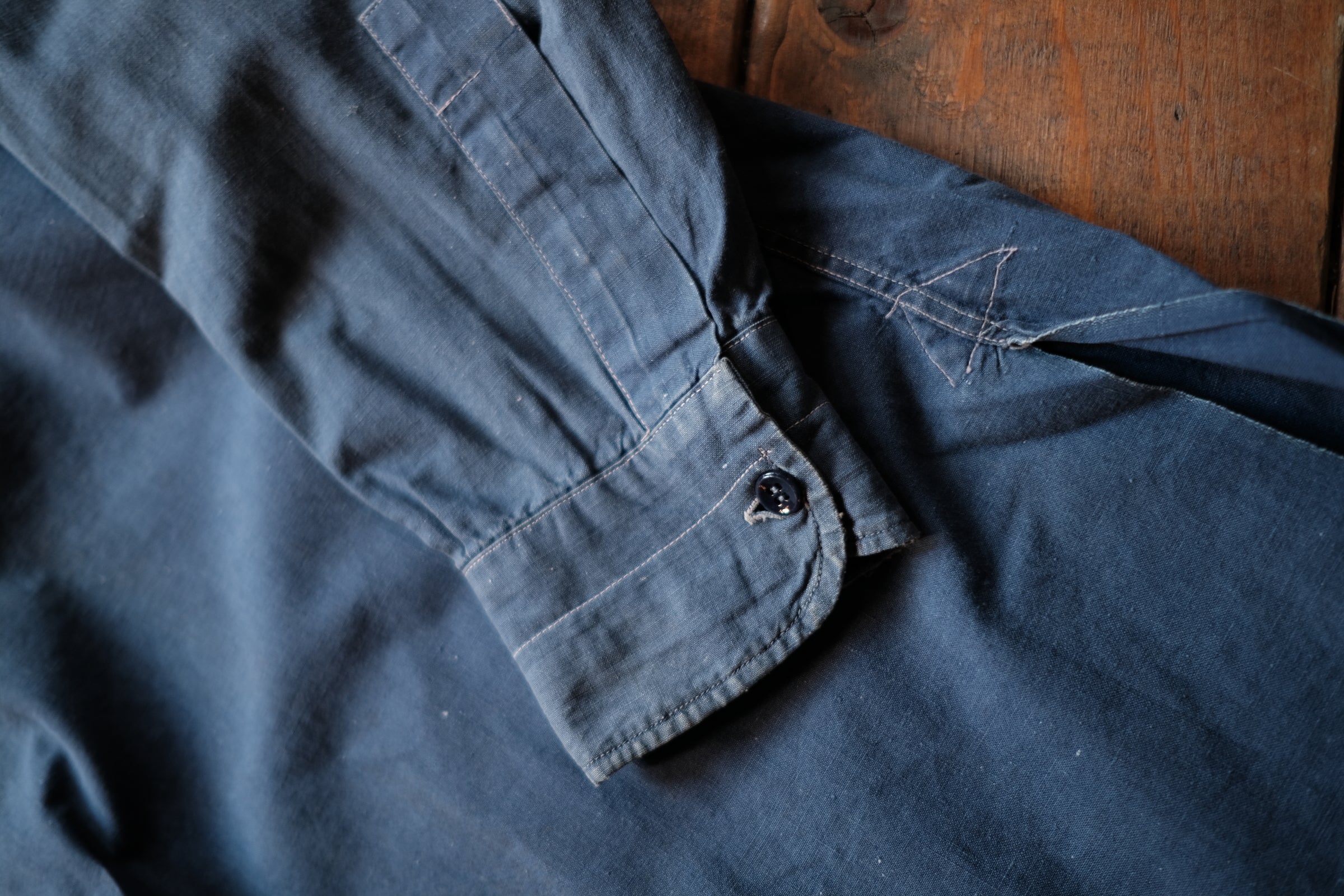 1940’s French Work Shirt / 法國藍染工作襯衫