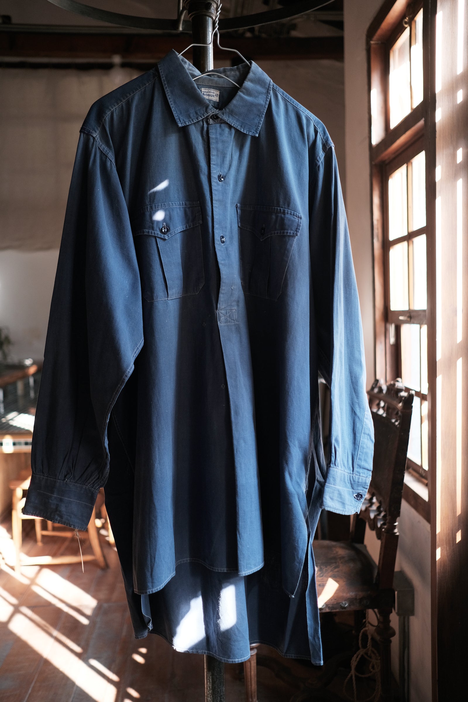 1940’s French Work Shirt / 法國藍染工作襯衫