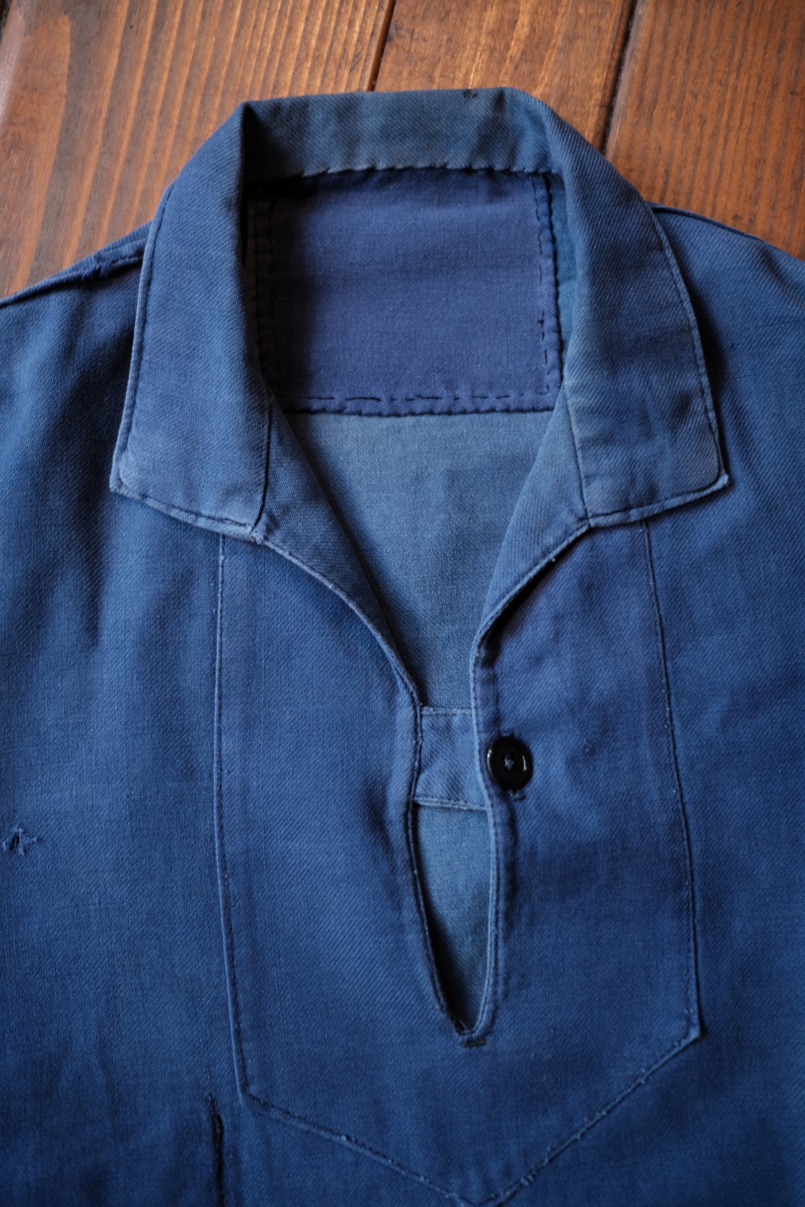 1960's French Fisherman Smock / 法國藍染釣魚襯衫