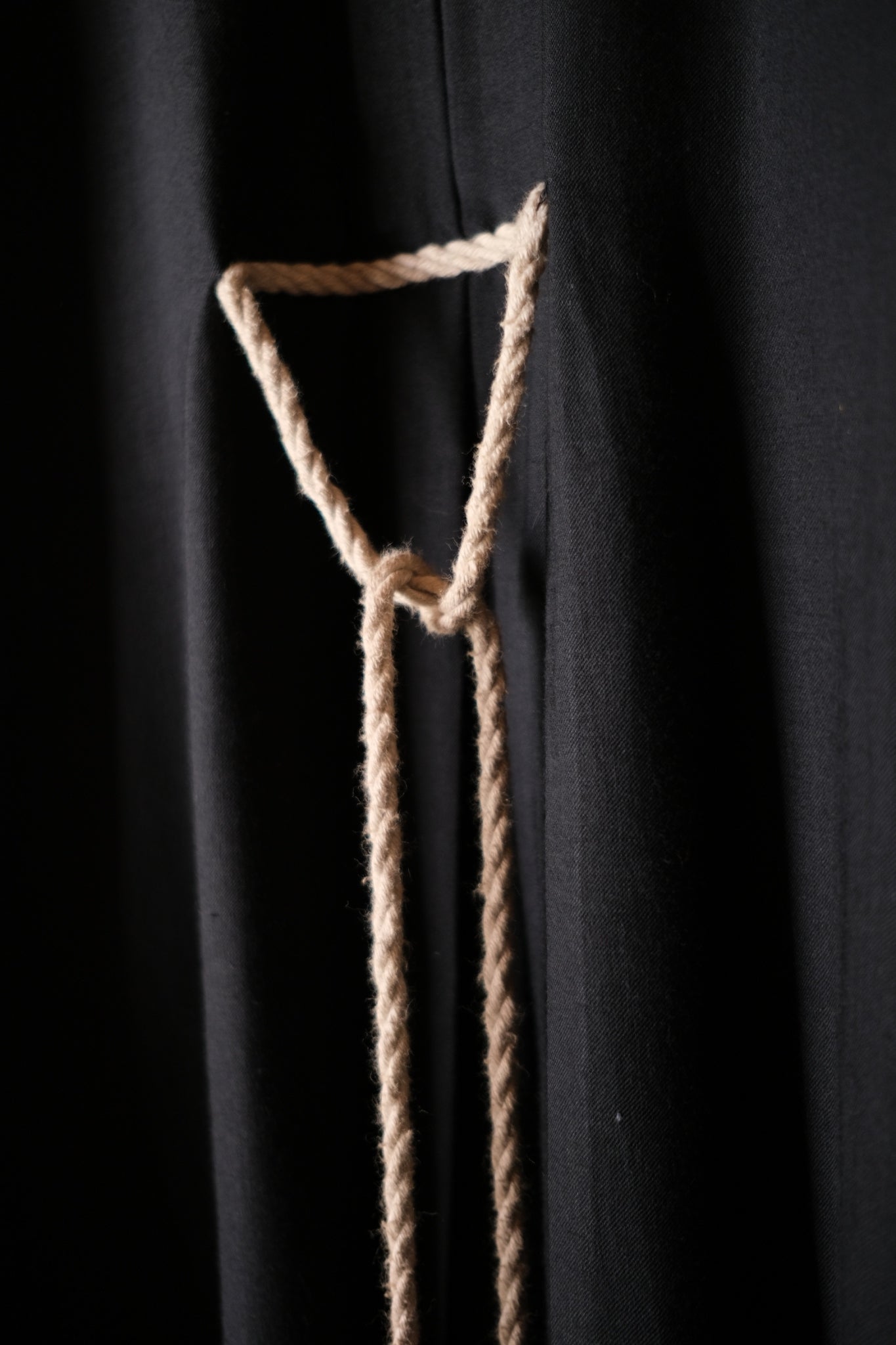 1910-20’s American Edwardian Rope Belted Coat / 美國繩束帶大衣