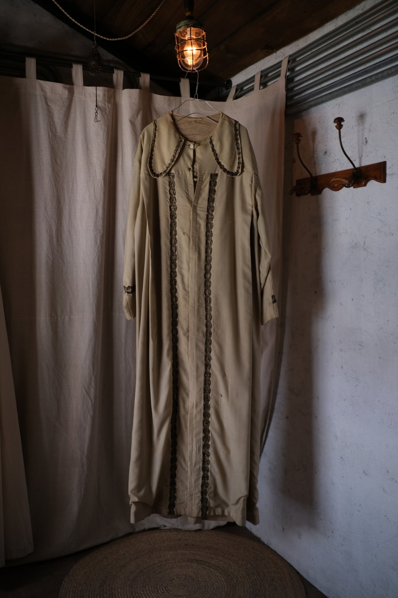 1910-20’s American Edwardian Rope Belted Coat / 美國繩束帶大衣