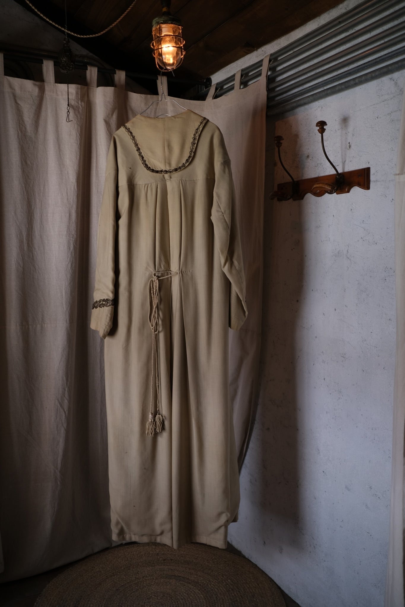 1910-20’s American Edwardian Rope Belted Coat / 美國繩束帶大衣