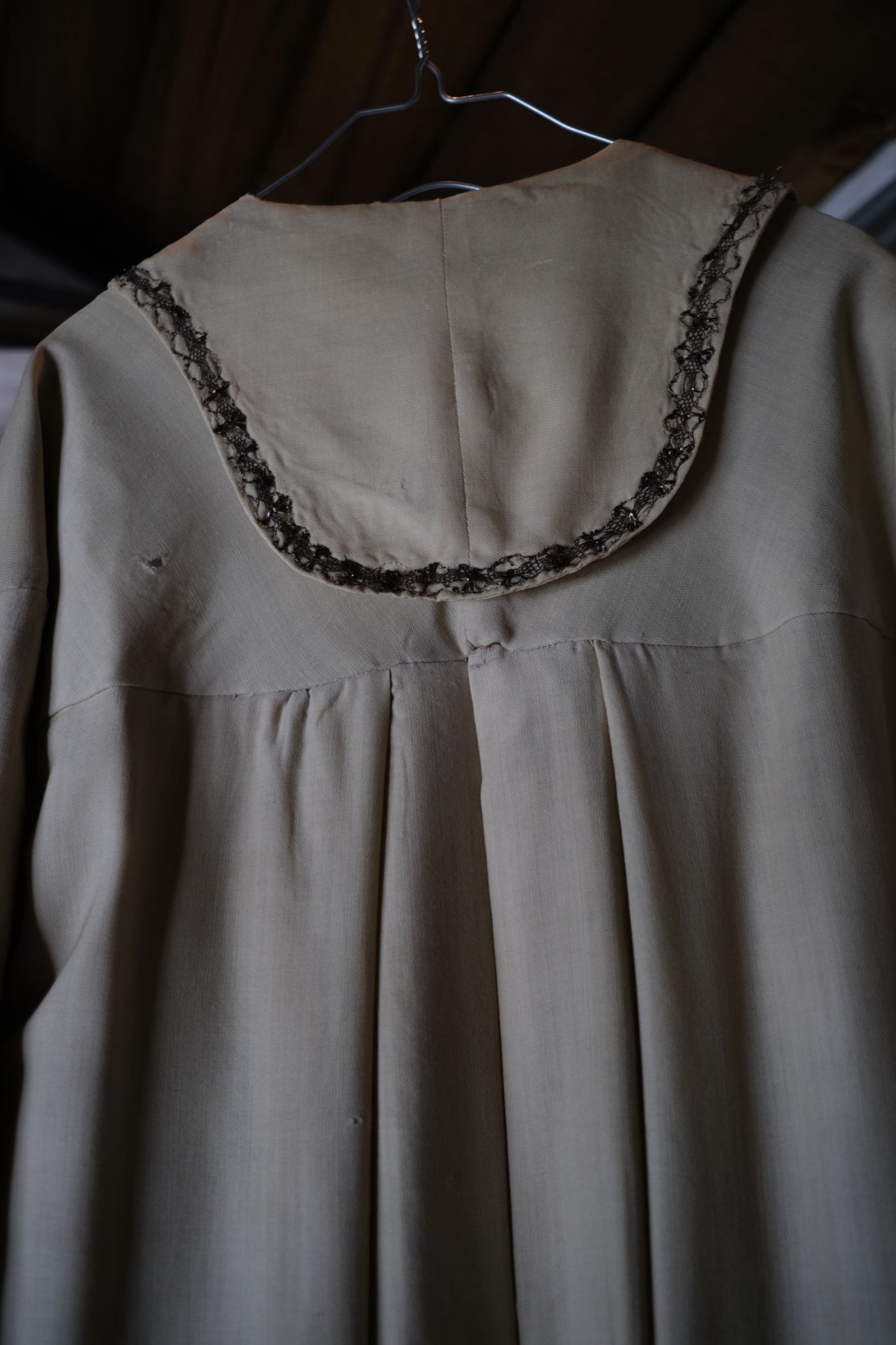 1910-20’s American Edwardian Rope Belted Coat / 美國繩束帶大衣