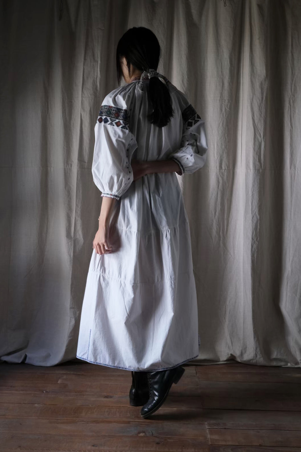 1940’s Ukraine Vyshyvanka Folk Dress / 烏克蘭洋裝