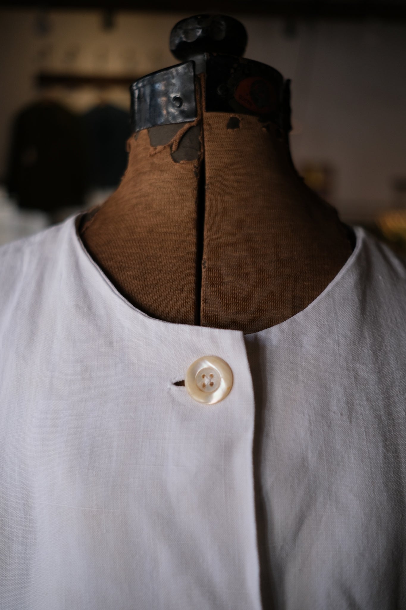 1930-40’s French Home made Linen Jacket / 法國自製亞麻夾克