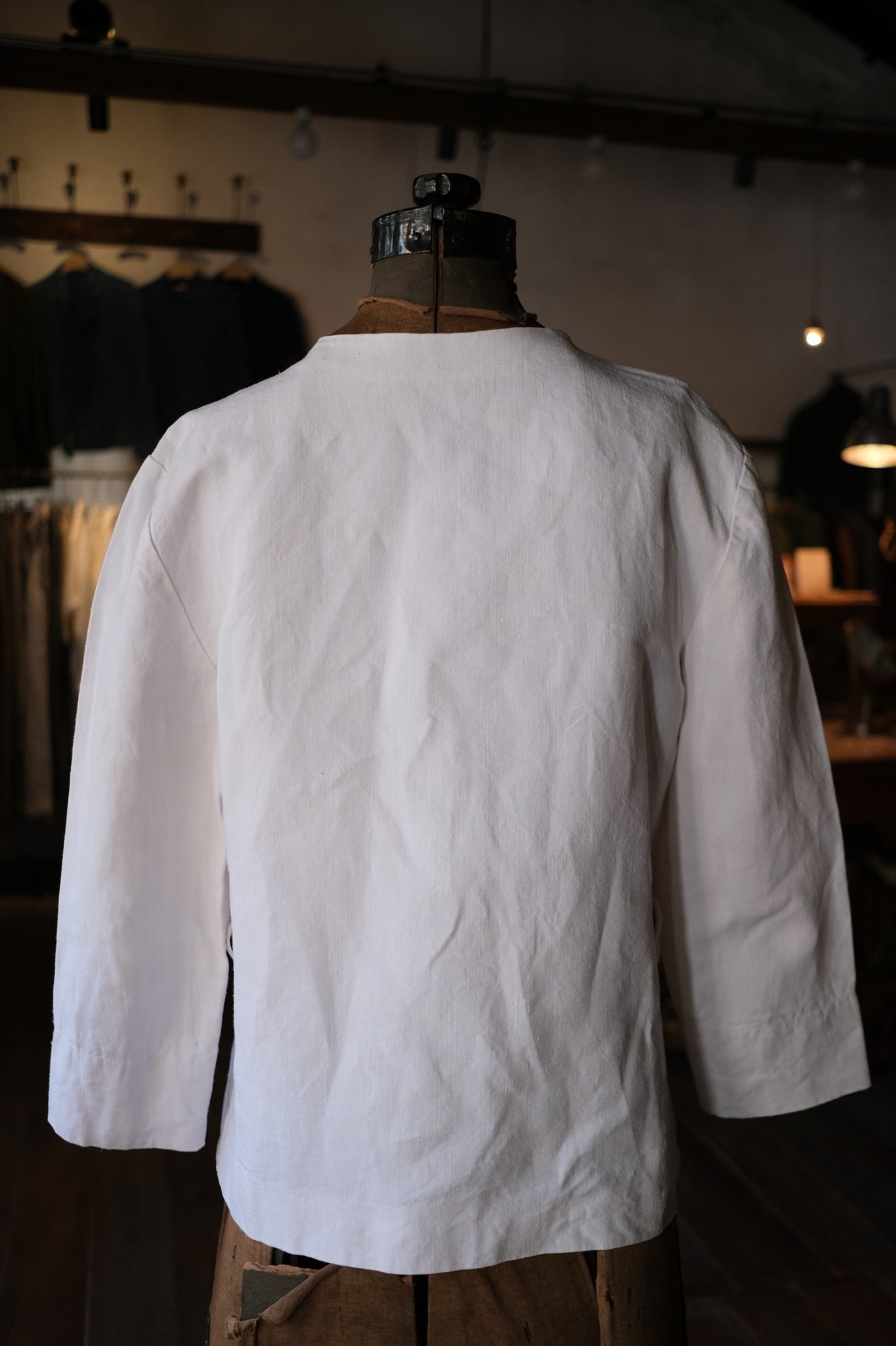 1930-40’s French Home made Linen Jacket / 法國自製亞麻夾克