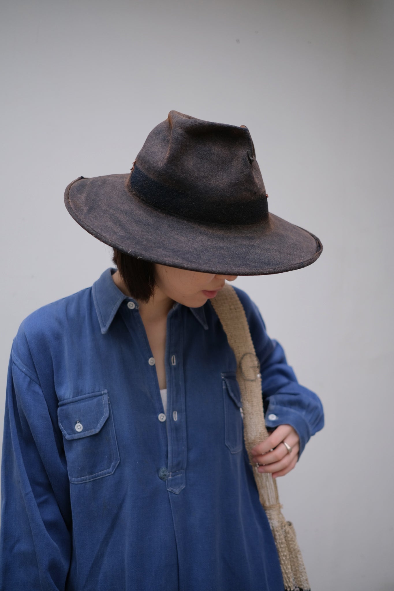 1950’s French Work Shirt / 法國藍染工作襯衫