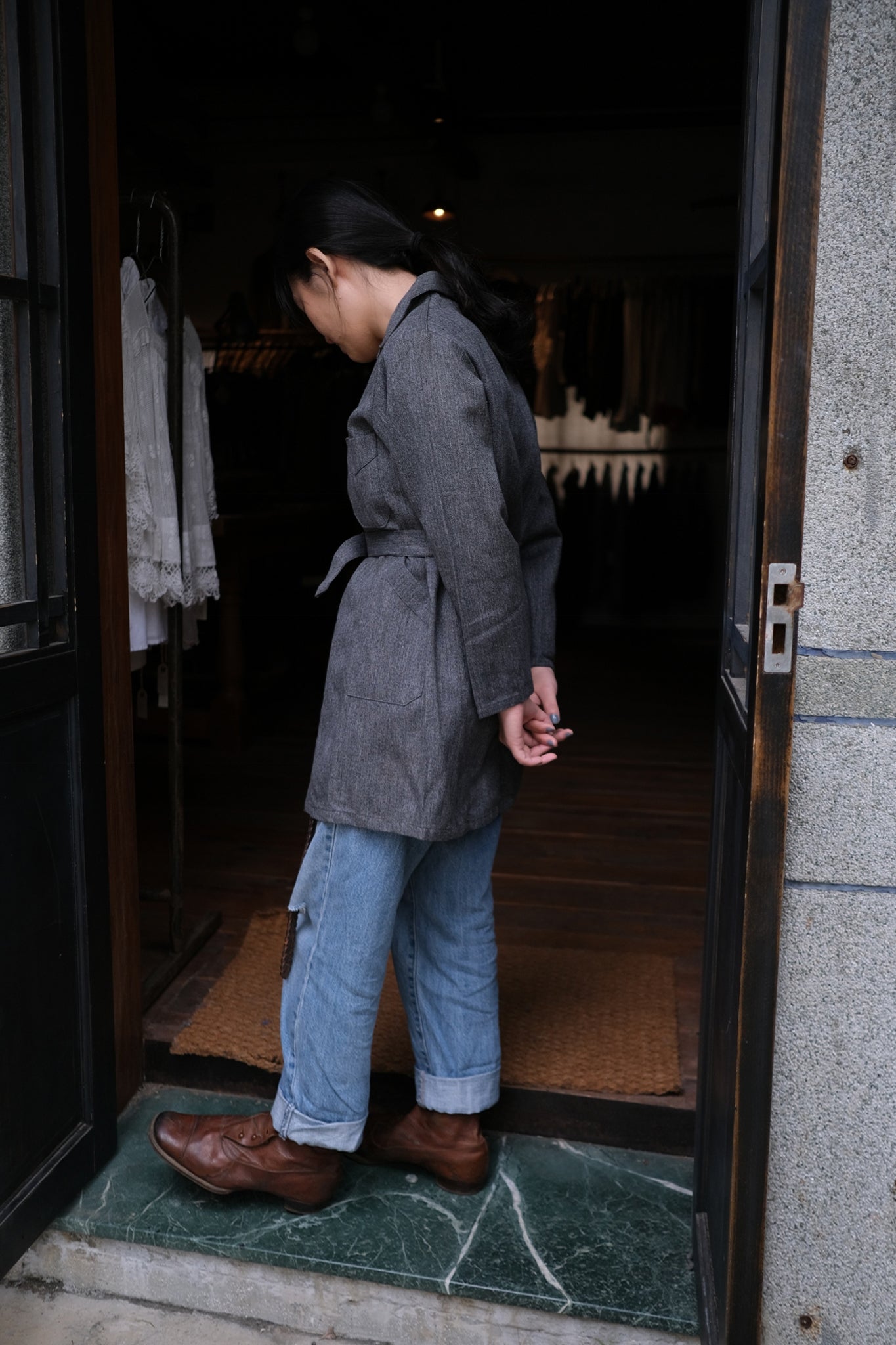1950's French Atelier Coat for Boys / 法國男童工作服