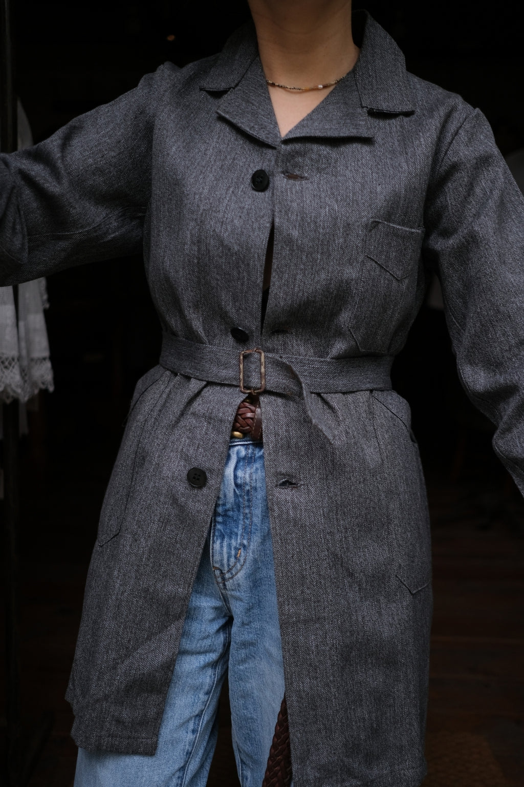 1950's French Atelier Coat for Boys / 法國男童工作服