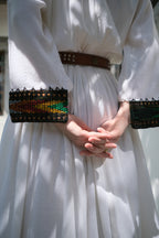 "Habesha Kemis'' Ethiopian Embroidered Folk Dress / 衣索比亞傳統刺繡洋裝