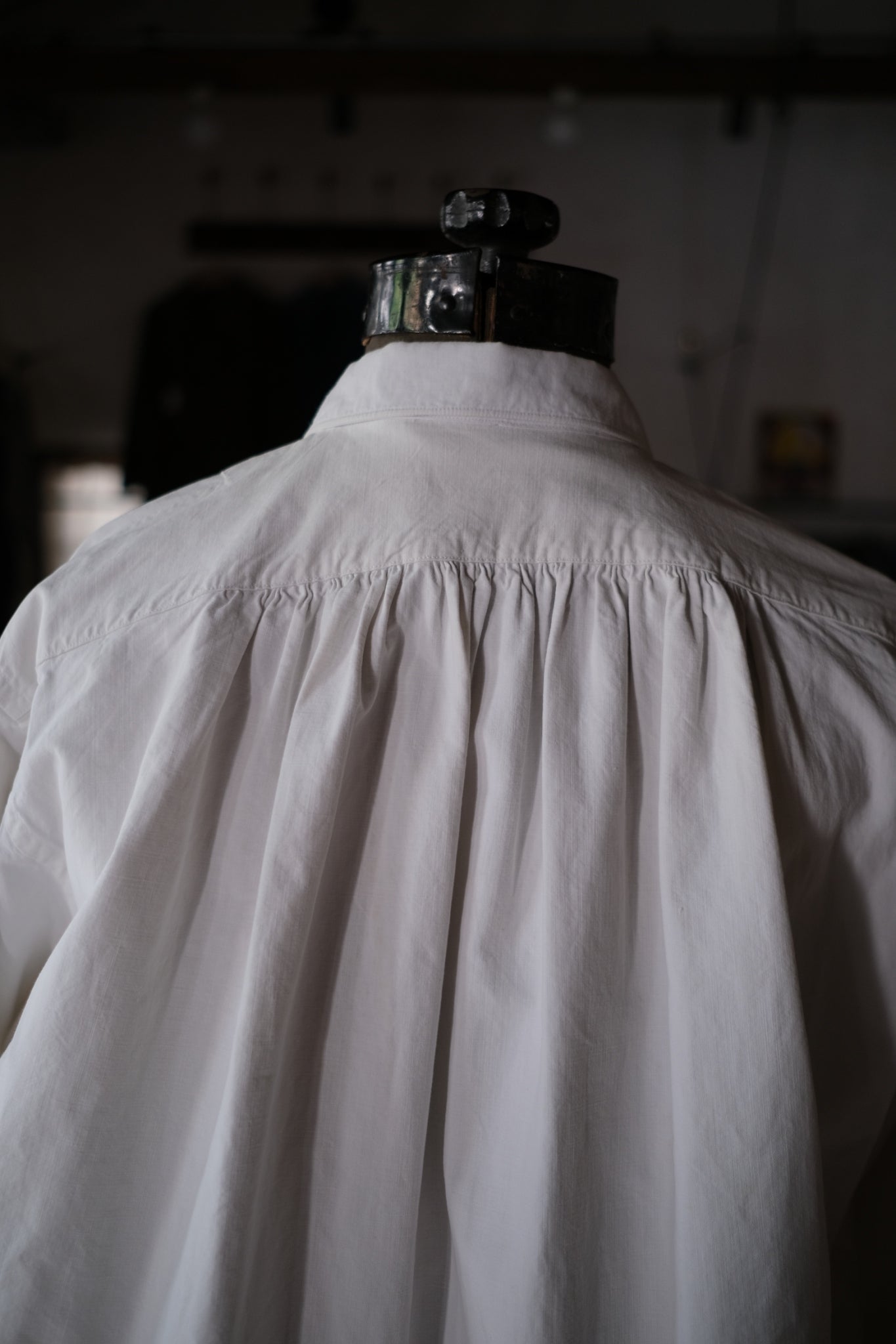 1900-1910’s French Farmer Linen Shirt / 法國農夫麻料衫
