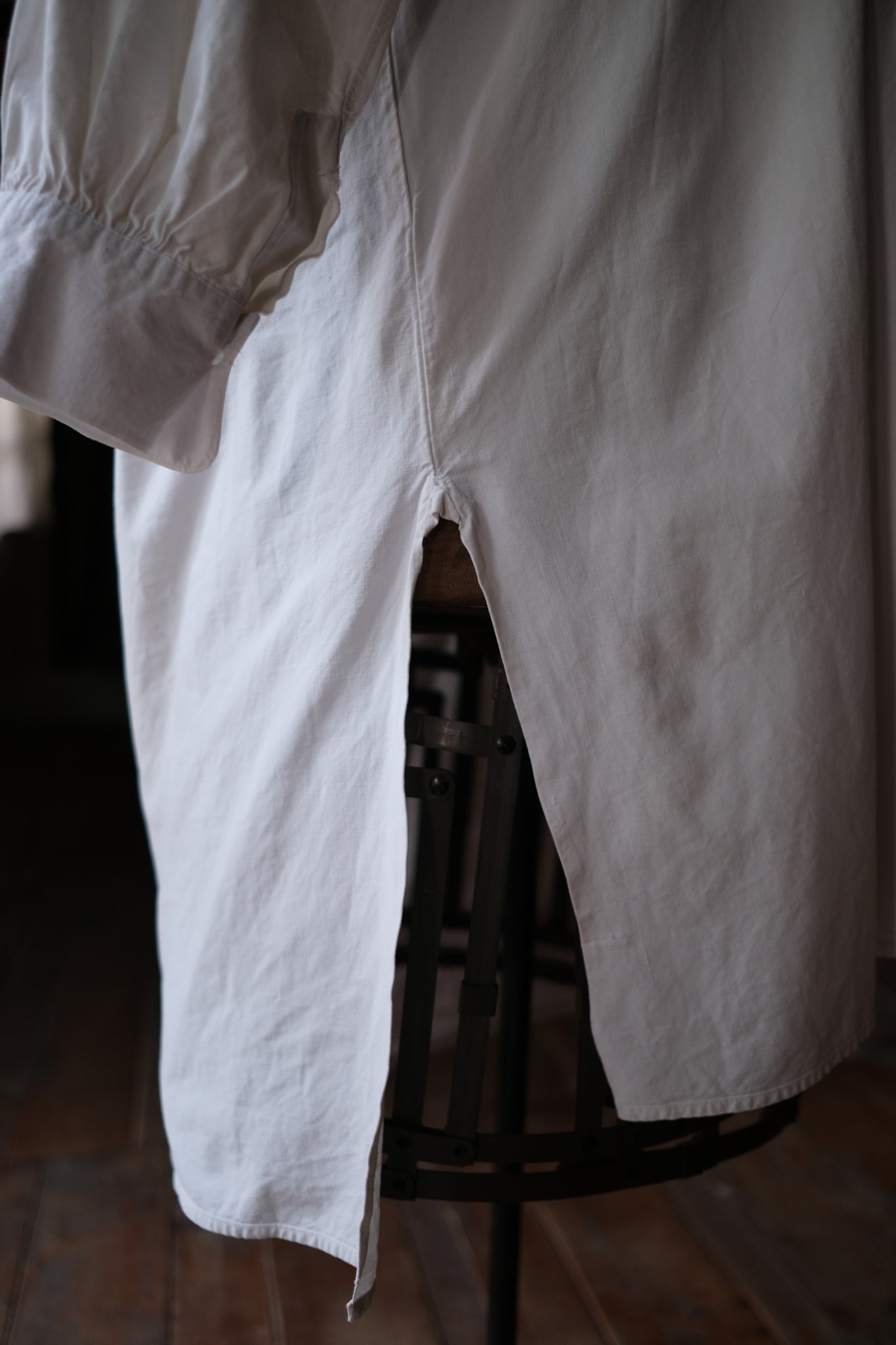 1900-1910’s French Farmer Linen Shirt / 法國農夫麻料衫