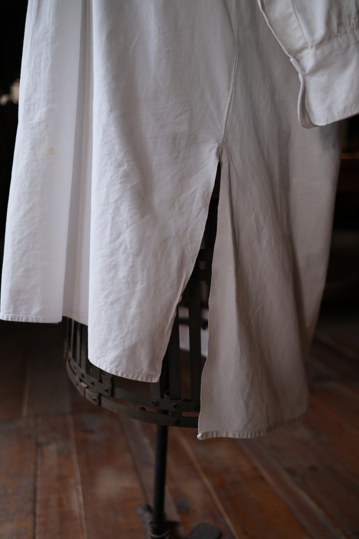 1900-1910’s French Farmer Linen Shirt / 法國農夫麻料衫