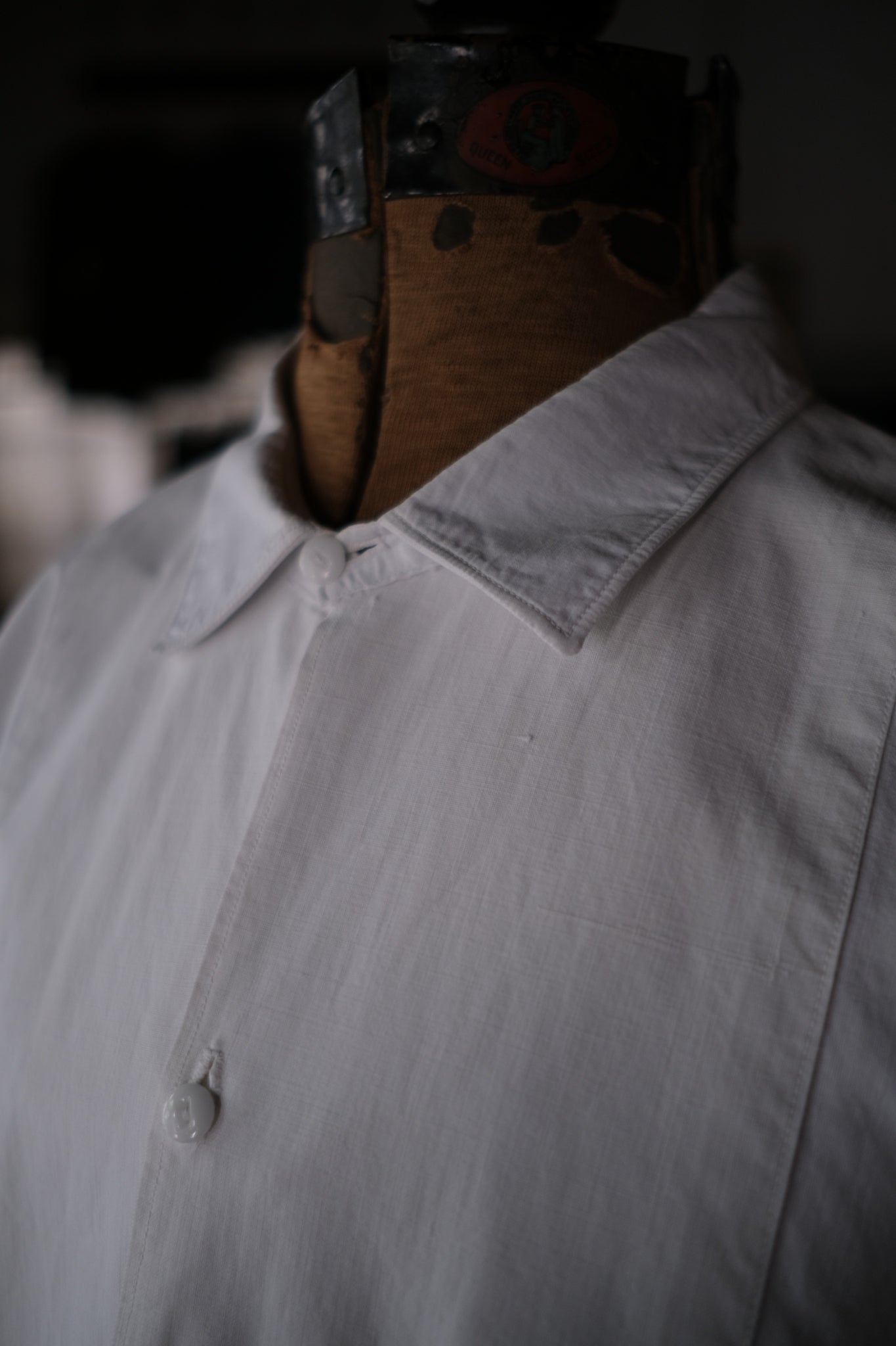 1900-1910’s French Farmer Linen Shirt / 法國農夫麻料衫