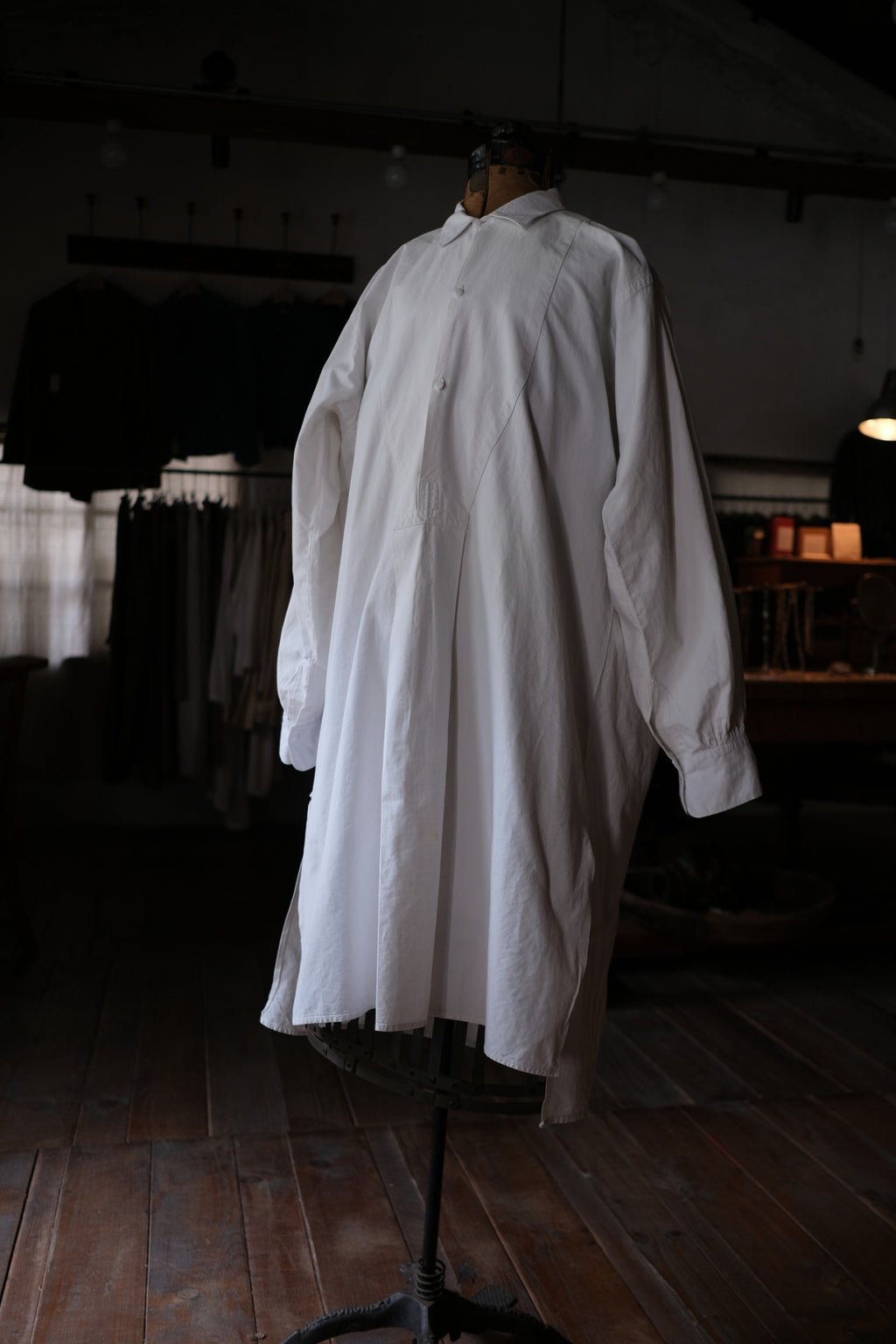 1900-1910’s French Farmer Linen Shirt / 法國農夫麻料衫