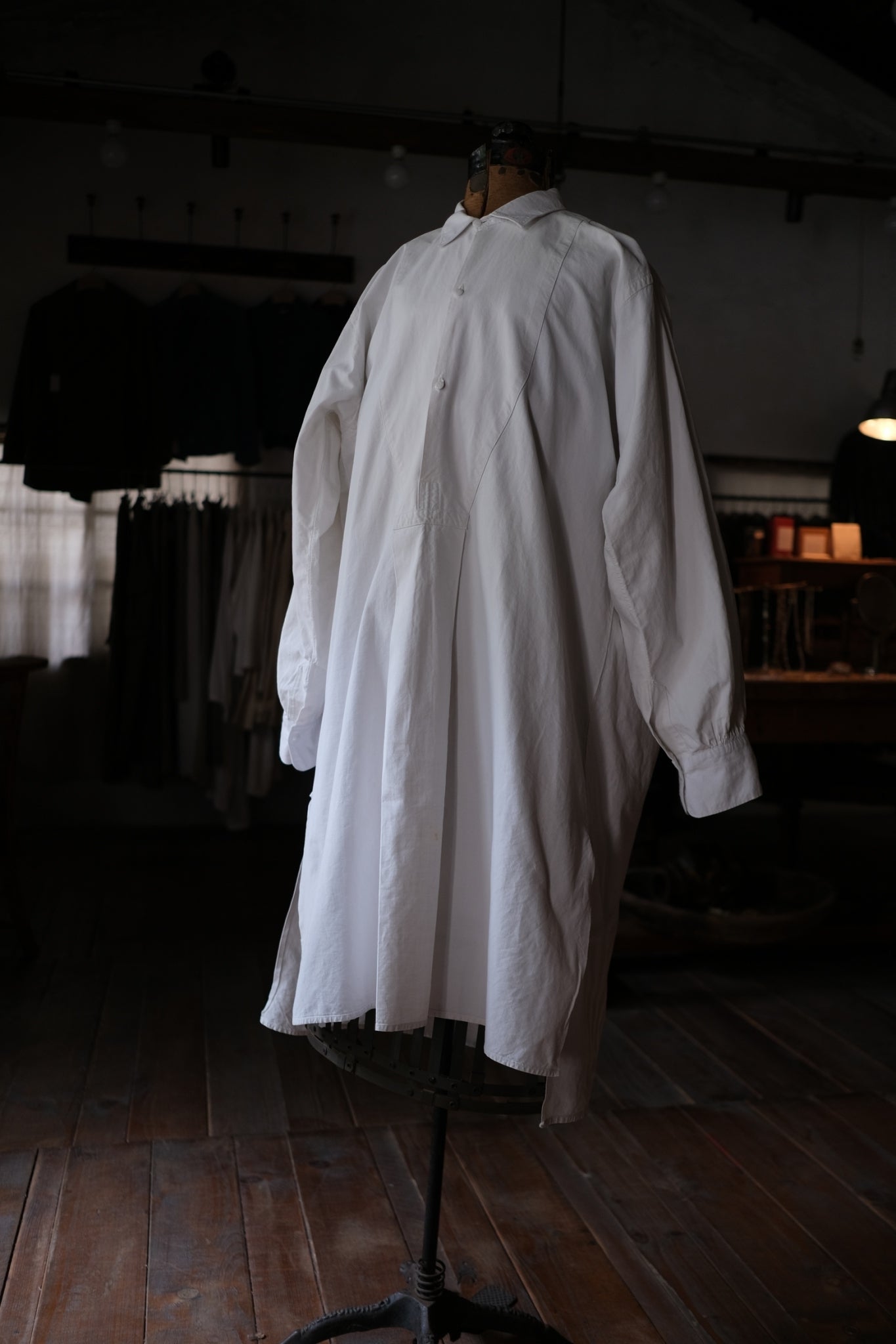 1900-1910’s French Farmer Linen Shirt / 法國農夫麻料衫