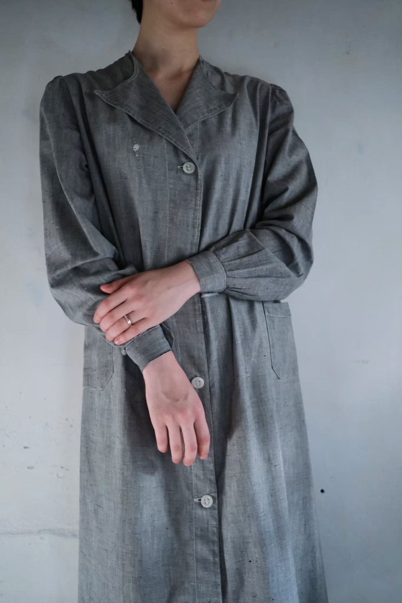 1940’s French Work Chambary Dress / 法國工作洋裝