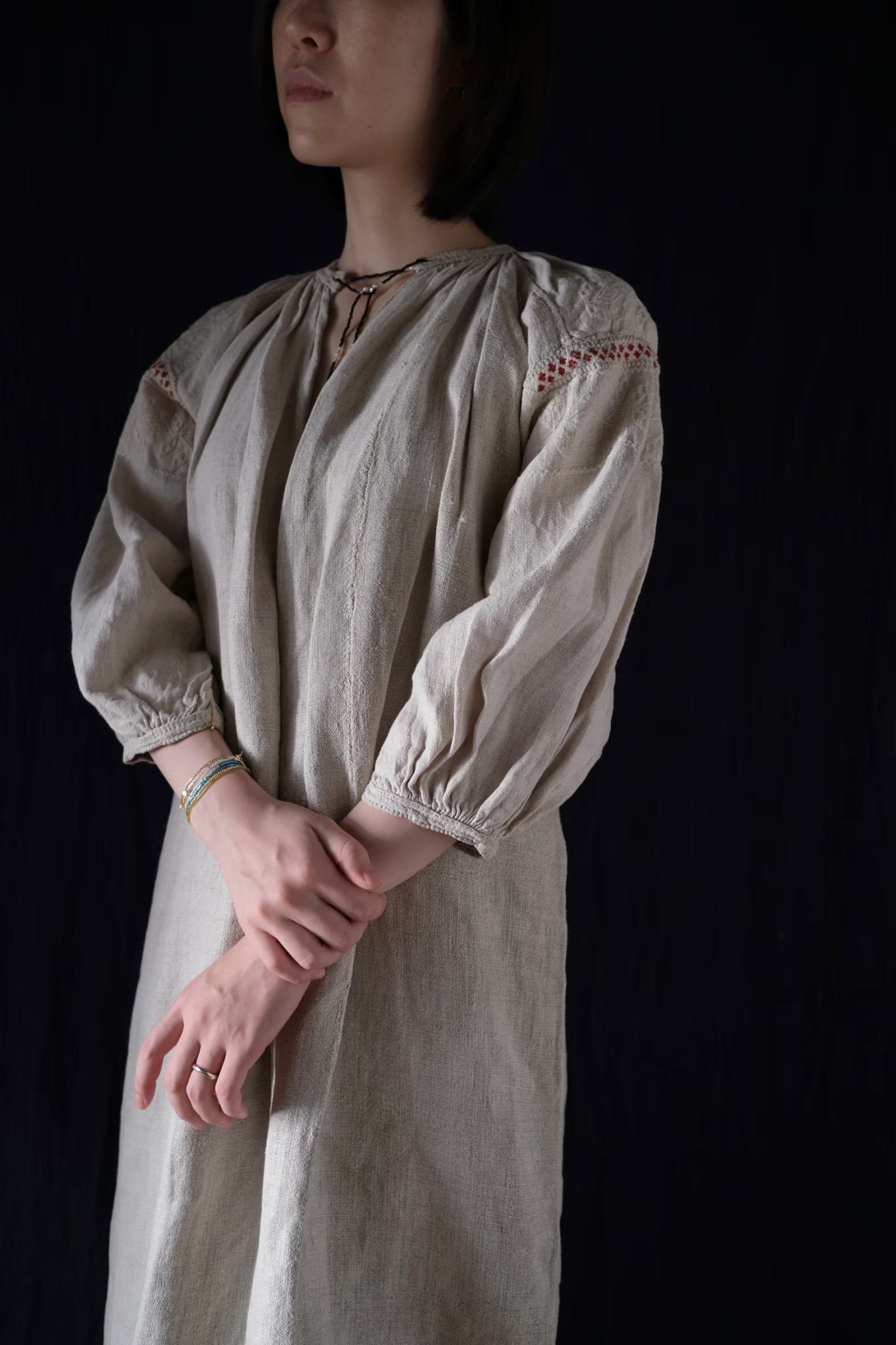 1930’s Ukrainian Folk Dress / 烏克蘭手工刺繡洋裝