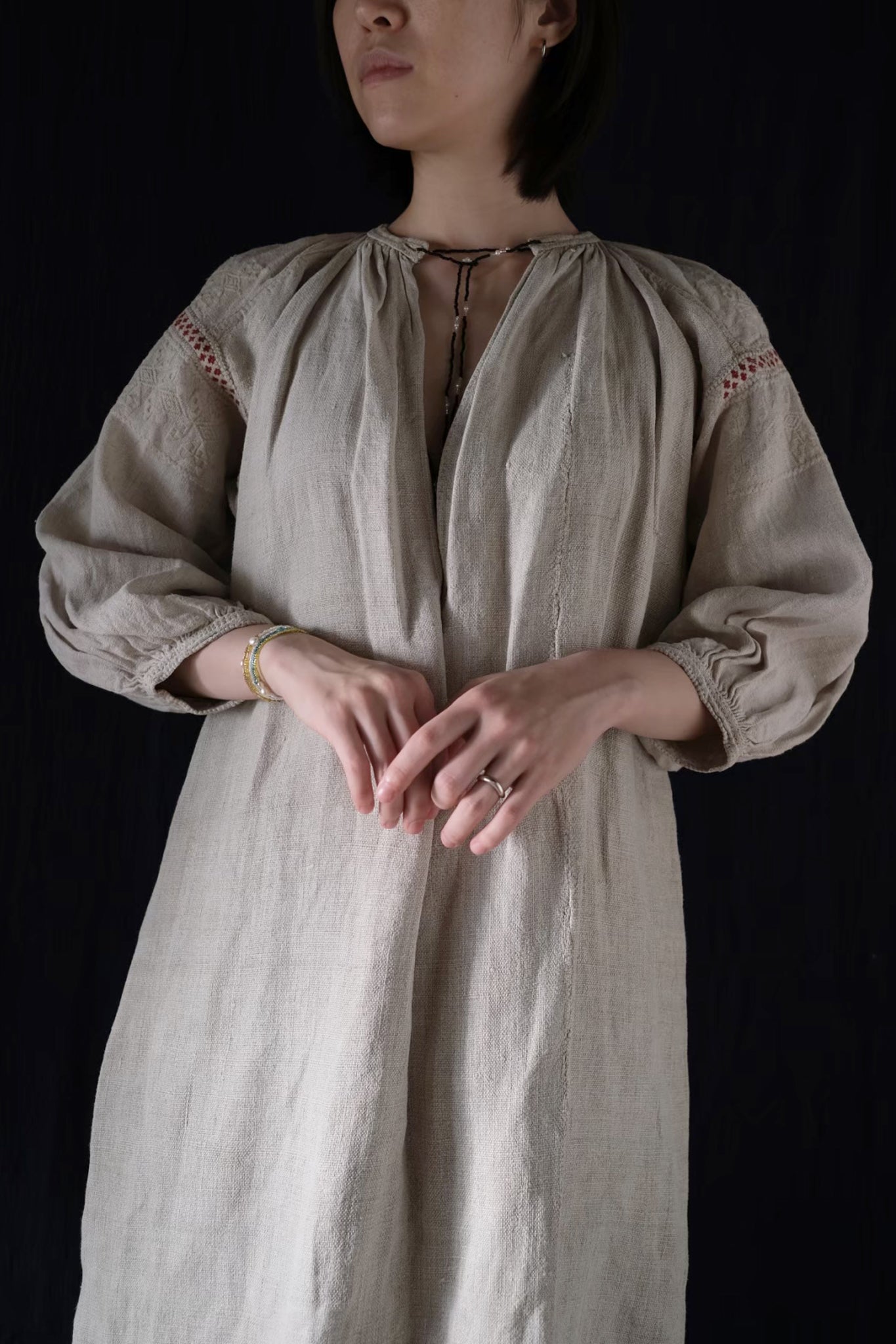 1930’s Ukrainian Folk Dress / 烏克蘭手工刺繡洋裝