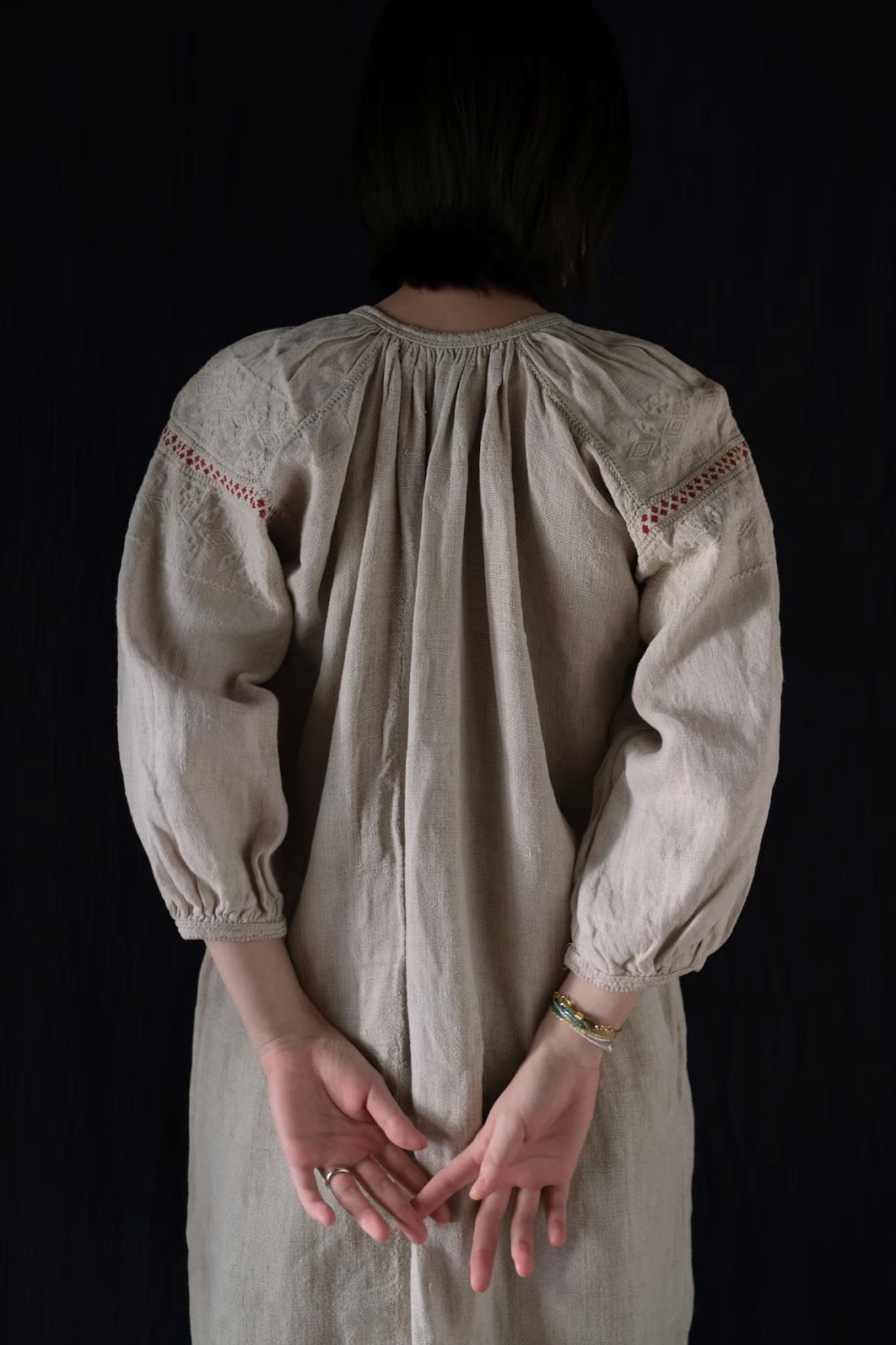 1930’s Ukrainian Folk Dress / 烏克蘭手工刺繡洋裝