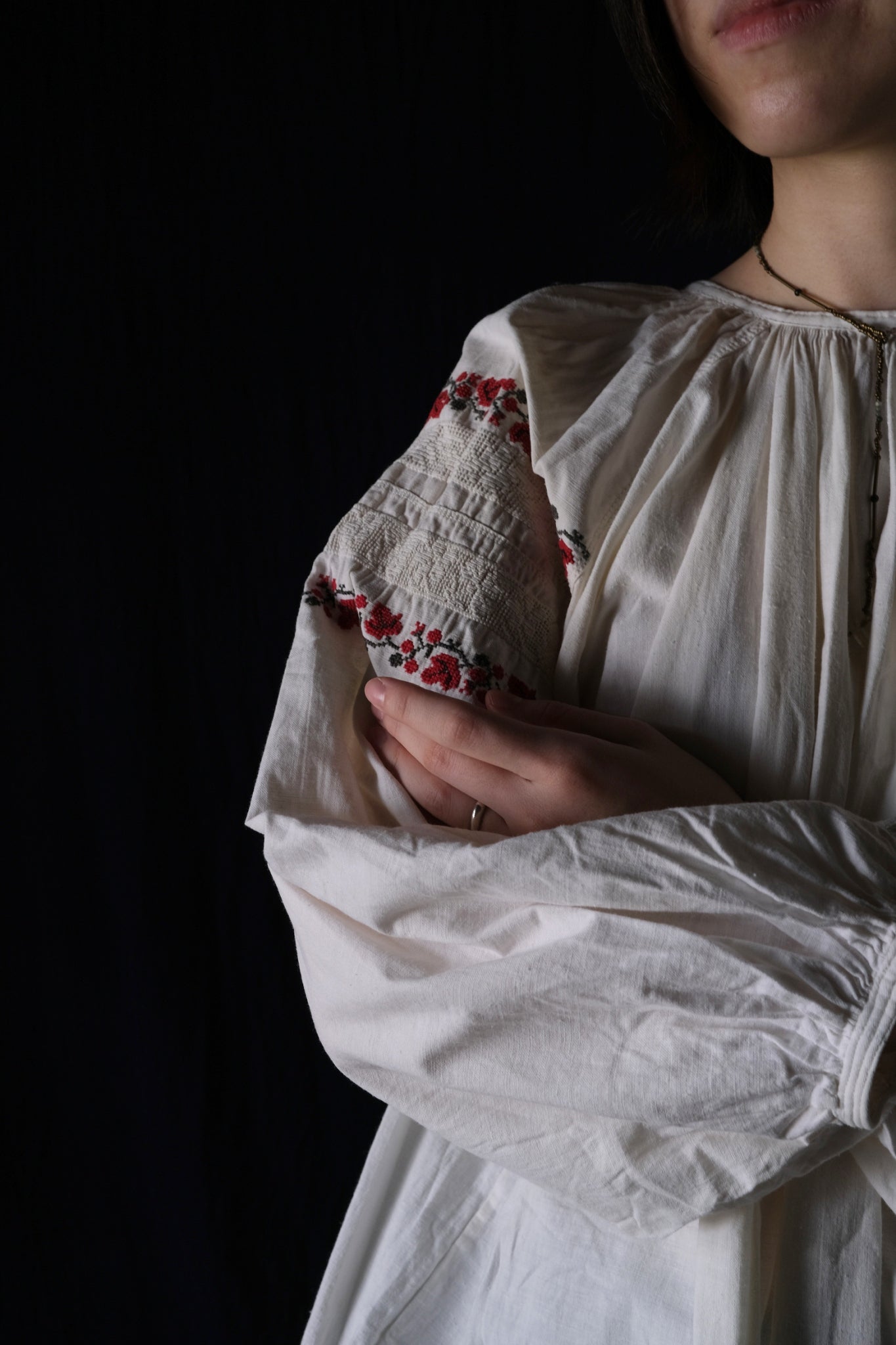 1940’s Ukrainian Folk Dress / 烏克蘭手工刺繡洋裝