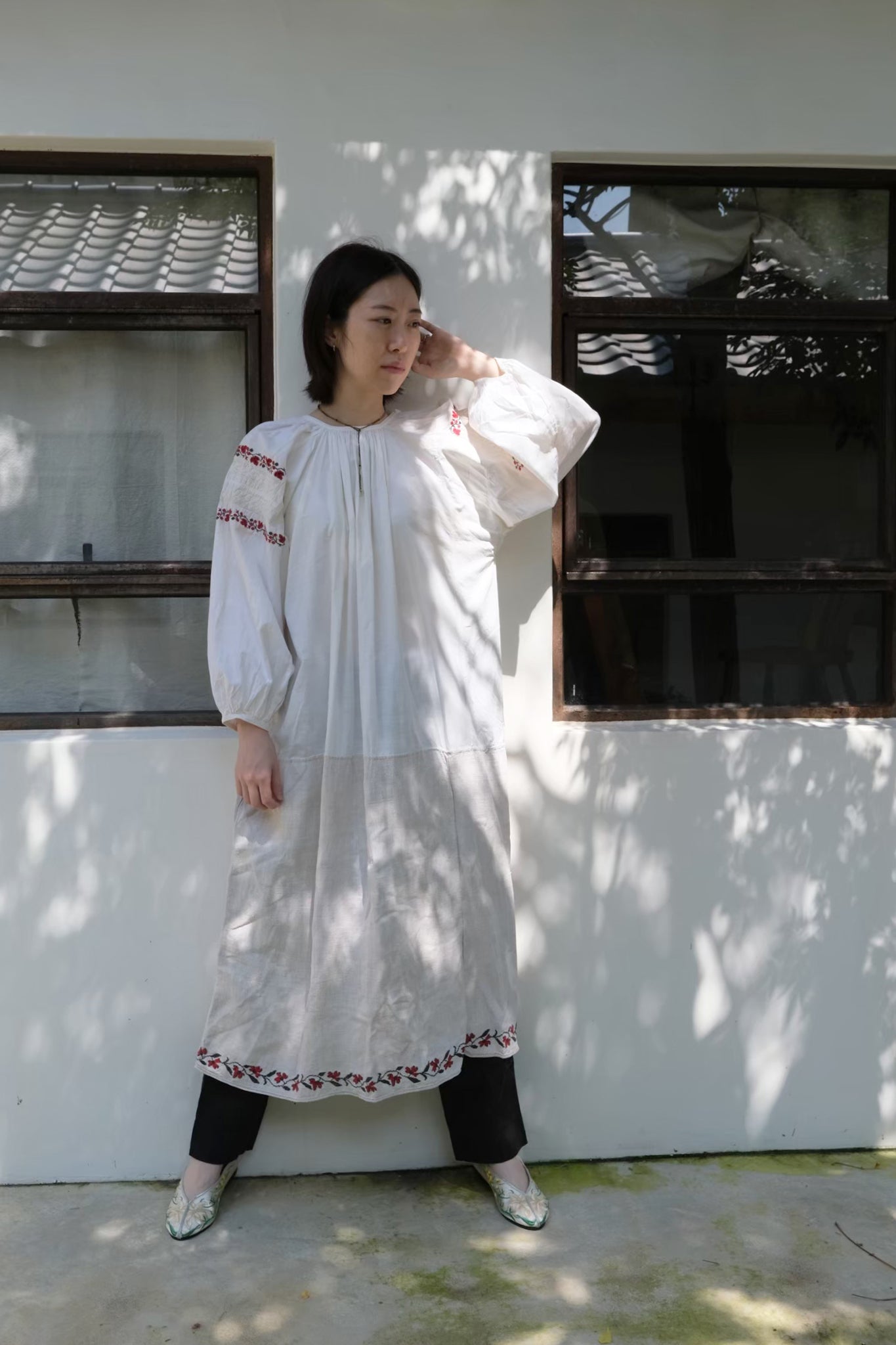 1940’s Ukrainian Folk Dress / 烏克蘭手工刺繡洋裝