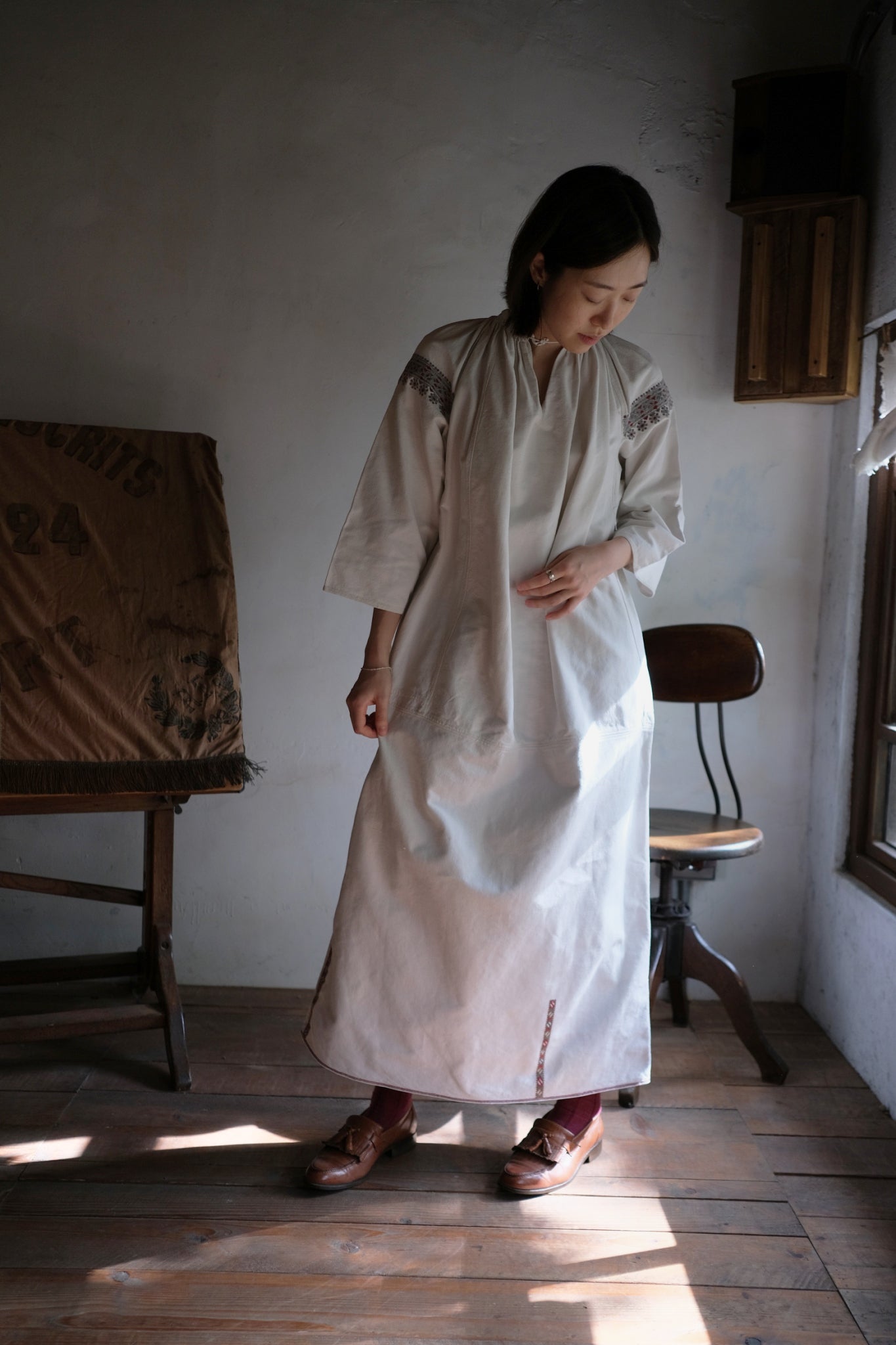 1930-1940’s Ukraine Vyshyvanka Folk Dress / 烏克蘭洋裝