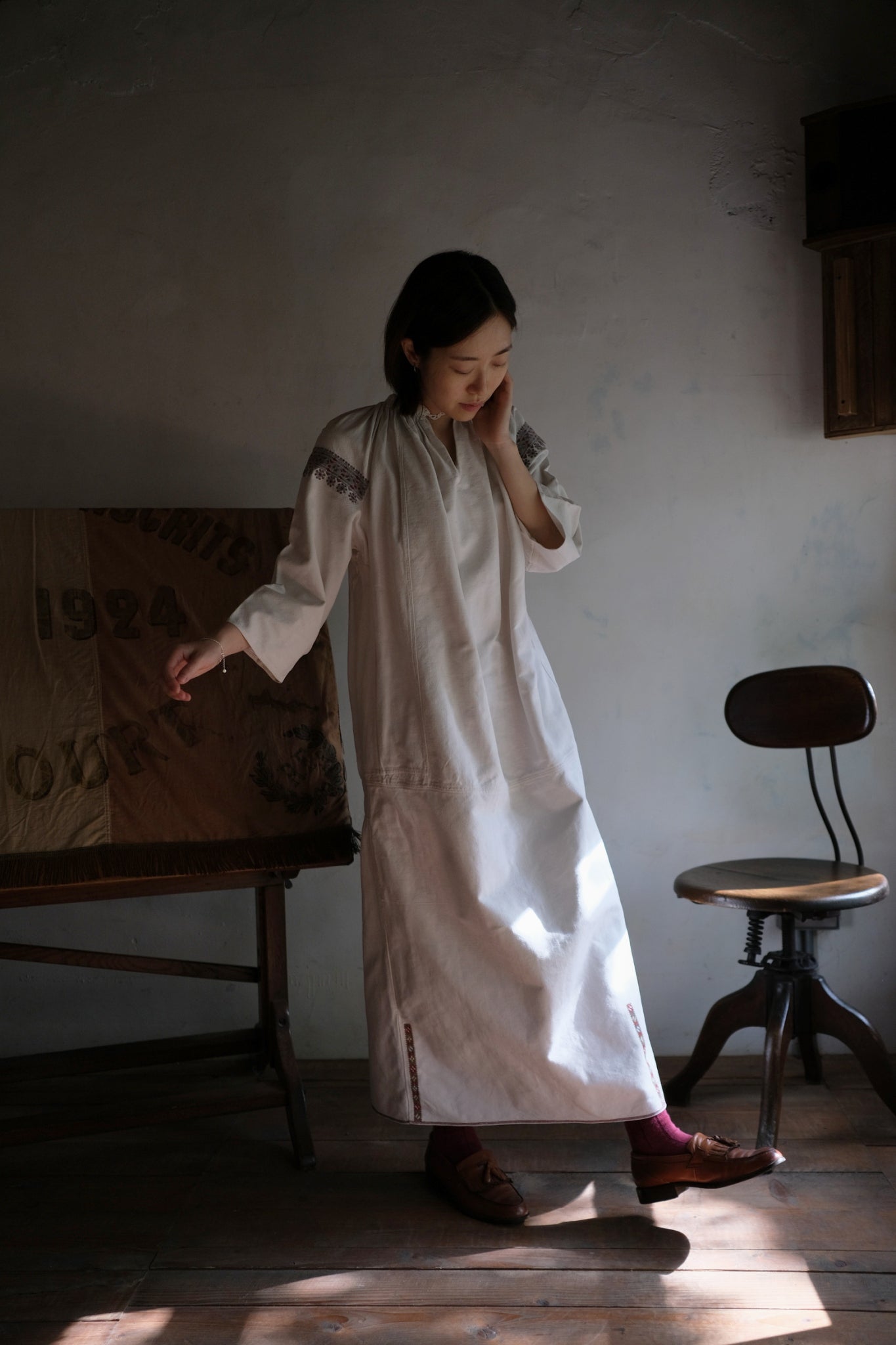 1930-1940’s Ukraine Vyshyvanka Folk Dress / 烏克蘭洋裝