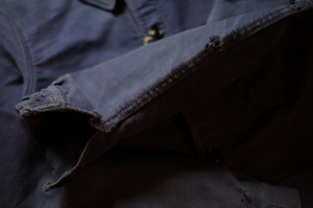 1950's " Le Mont St Michel " French  Moleskin Work Jacket / 法國工作外套