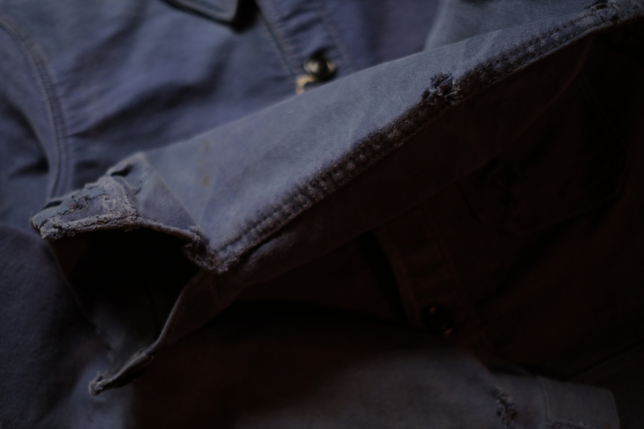 1950's " Le Mont St Michel " French  Moleskin Work Jacket / 法國工作外套