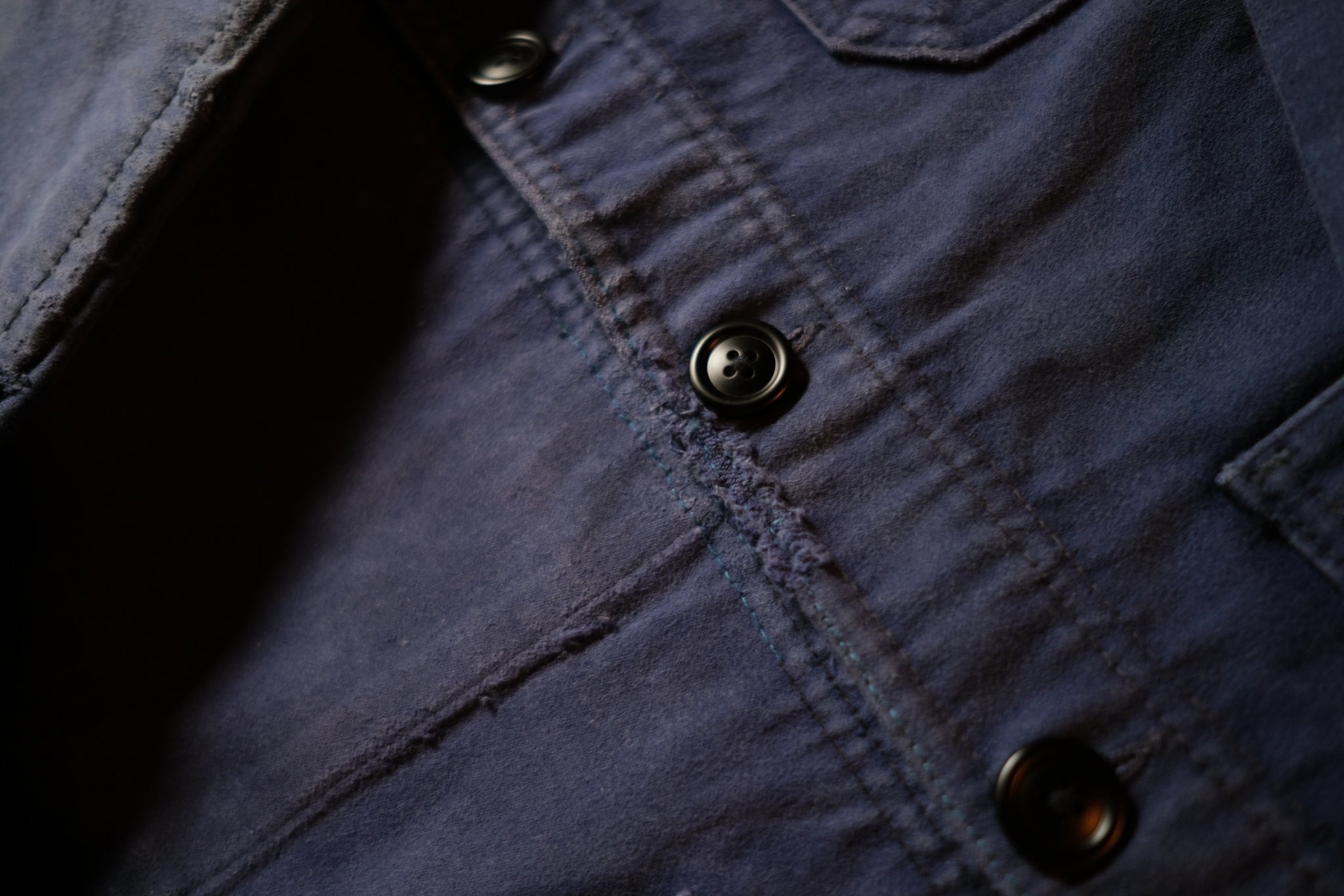 1950's " Le Mont St Michel " French  Moleskin Work Jacket / 法國工作外套