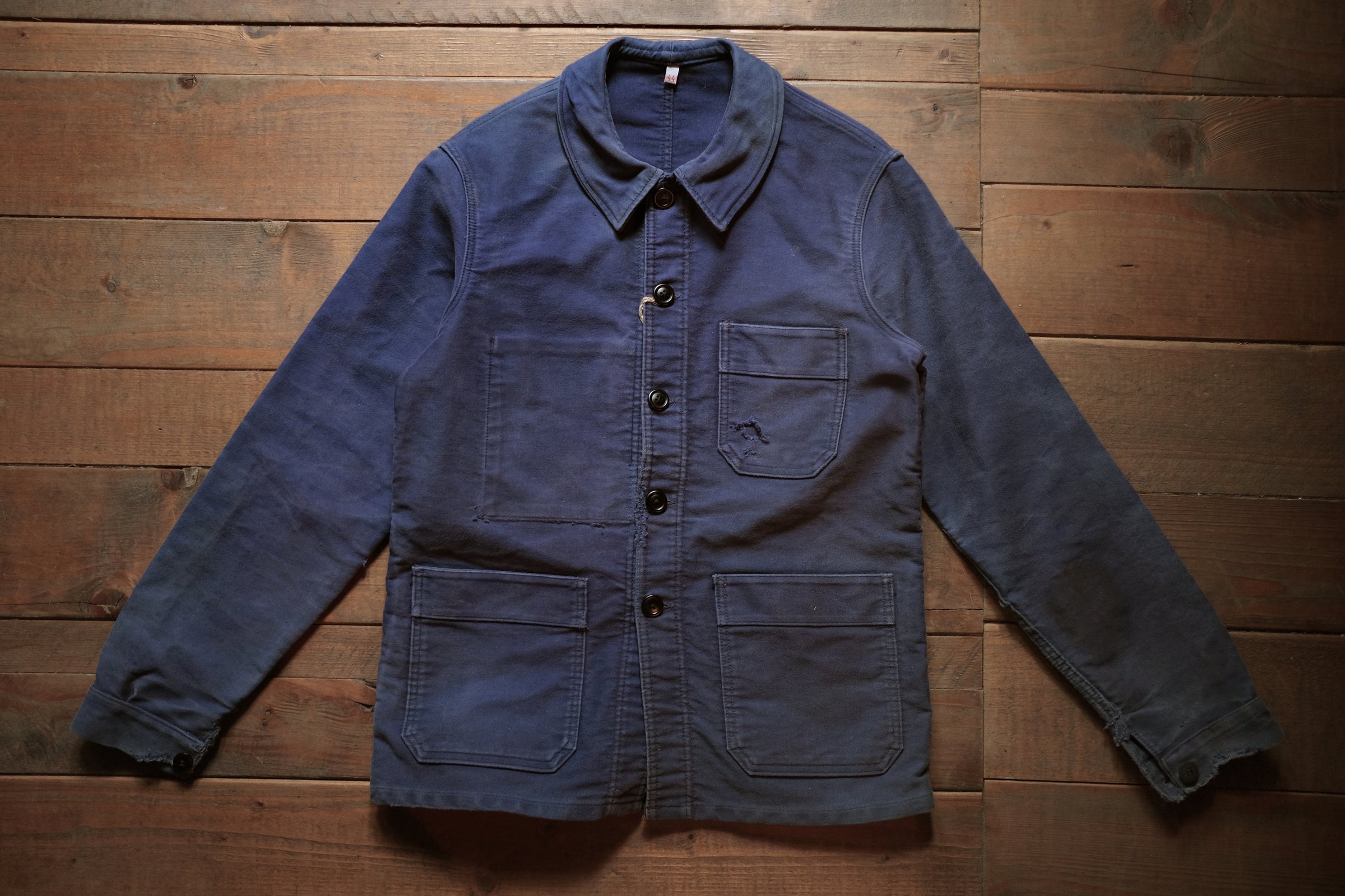 1950's " Le Mont St Michel " French  Moleskin Work Jacket / 法國工作外套
