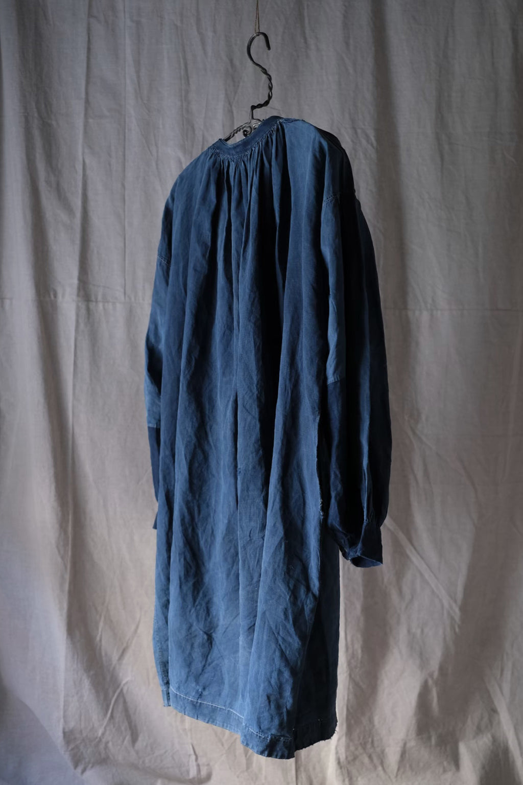 Early 20th C. French “Biaude” / French Biaude linen blouse
