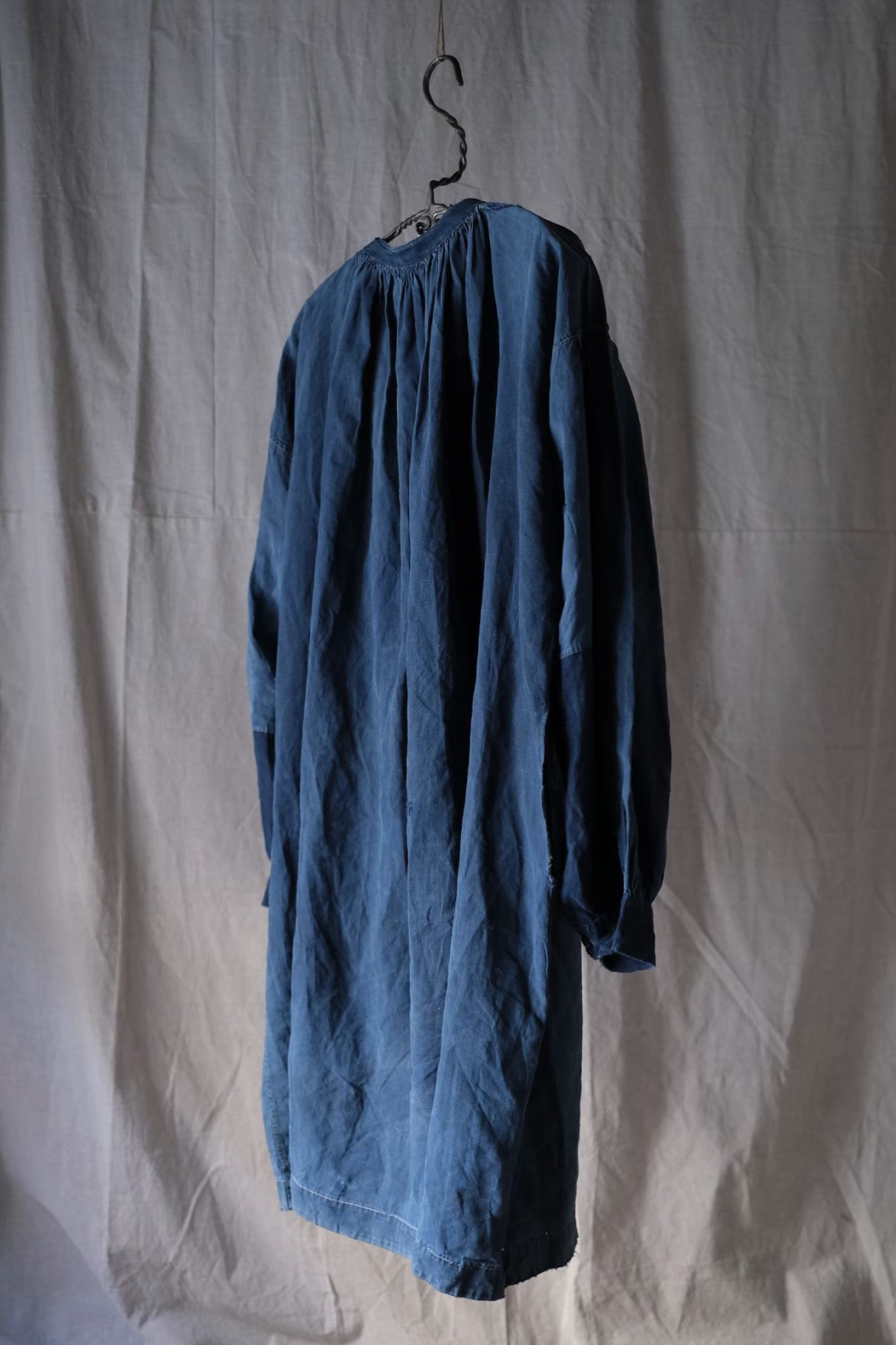 Early 20th C. French “Biaude” / French Biaude linen blouse
